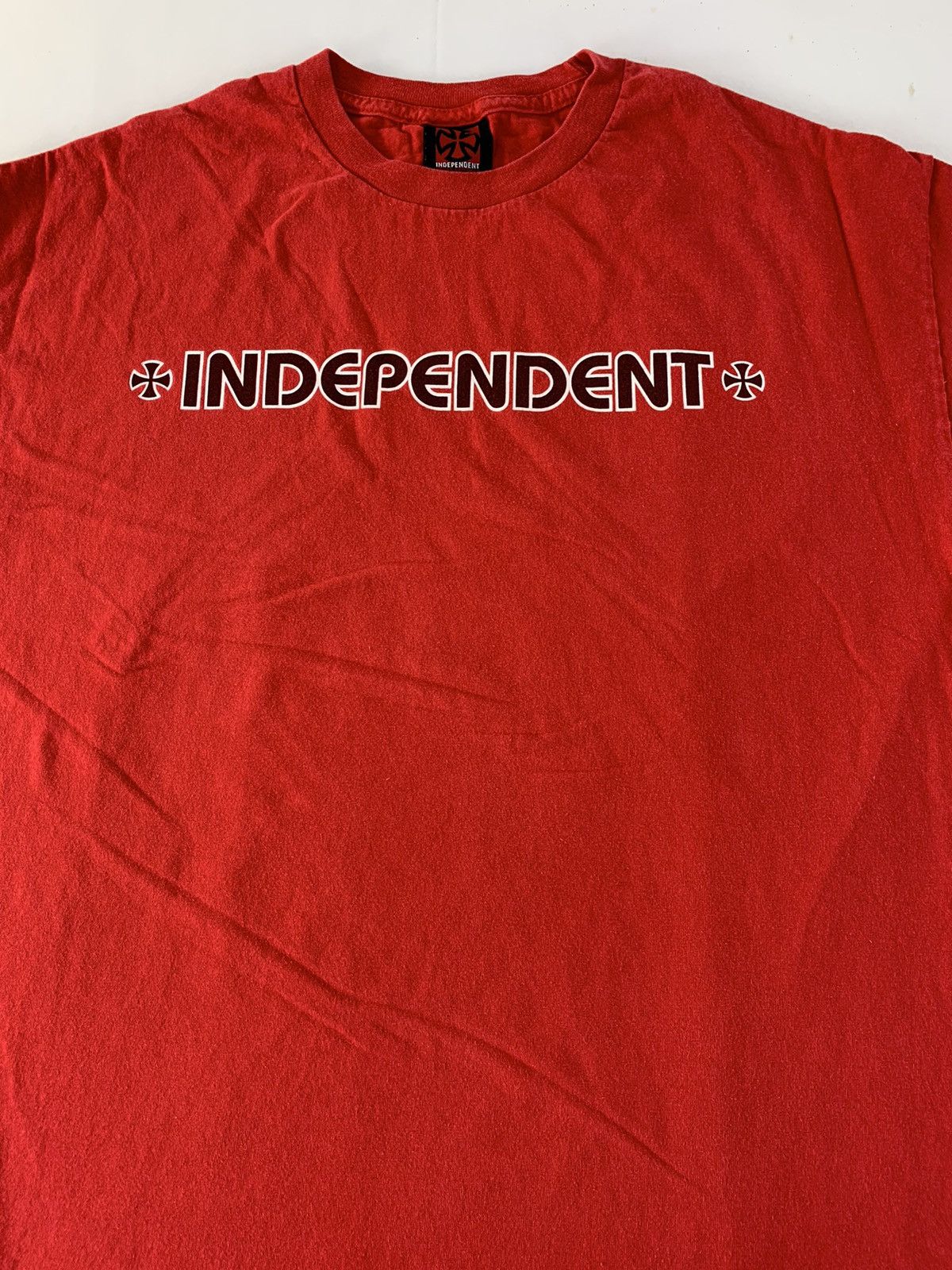 Independent Truck Co. Vintage Independent Truck Co Big Logo Cross Tee Size US L / EU 52-54 / 3 - 3 Thumbnail