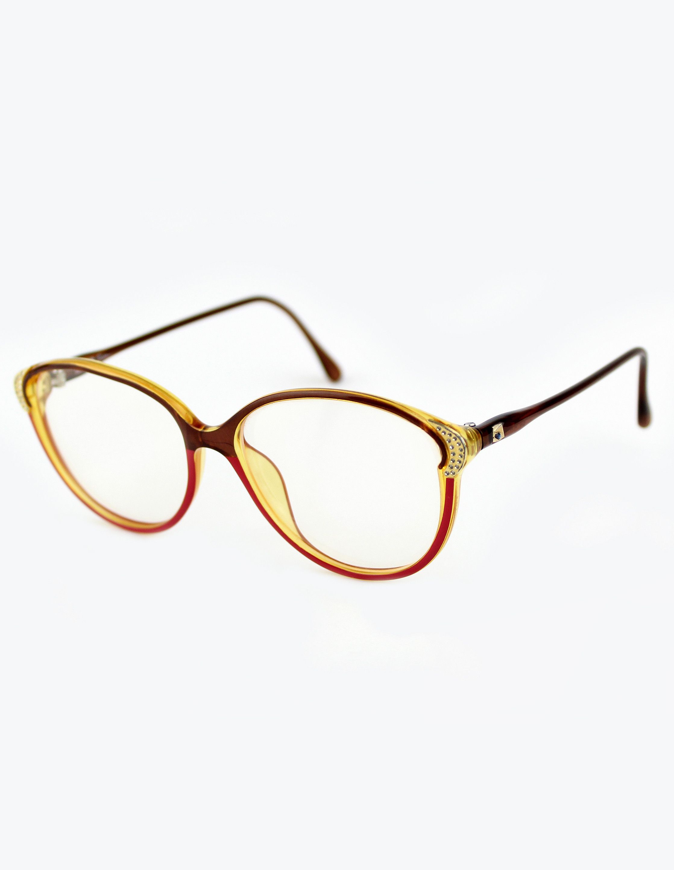 Vintage NOS 90s vintage Optyl LCM Saphira eyeglasses frame glasses Size ONE SIZE - 1 Thumbnail