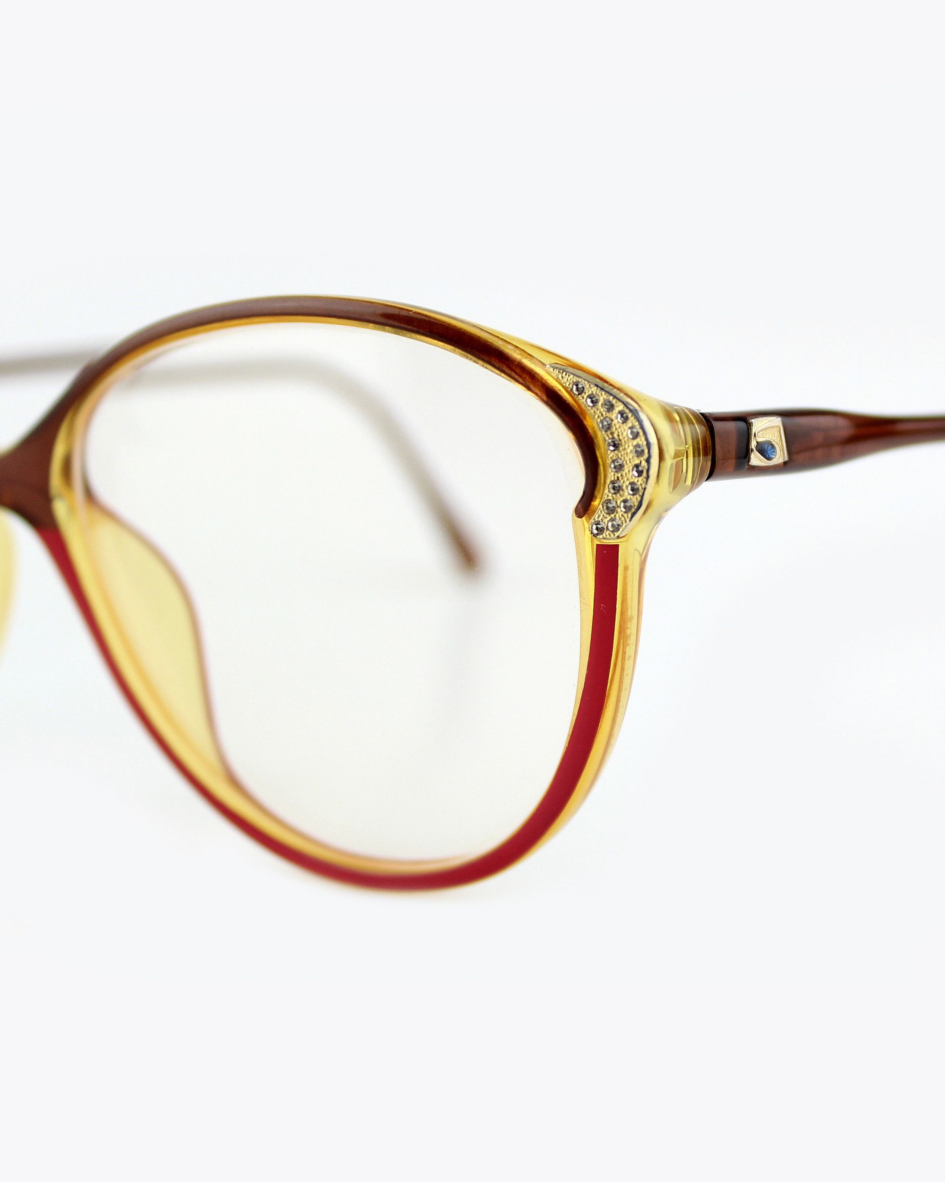 Vintage NOS 90s vintage Optyl LCM Saphira eyeglasses frame glasses Size ONE SIZE - 2 Thumbnail
