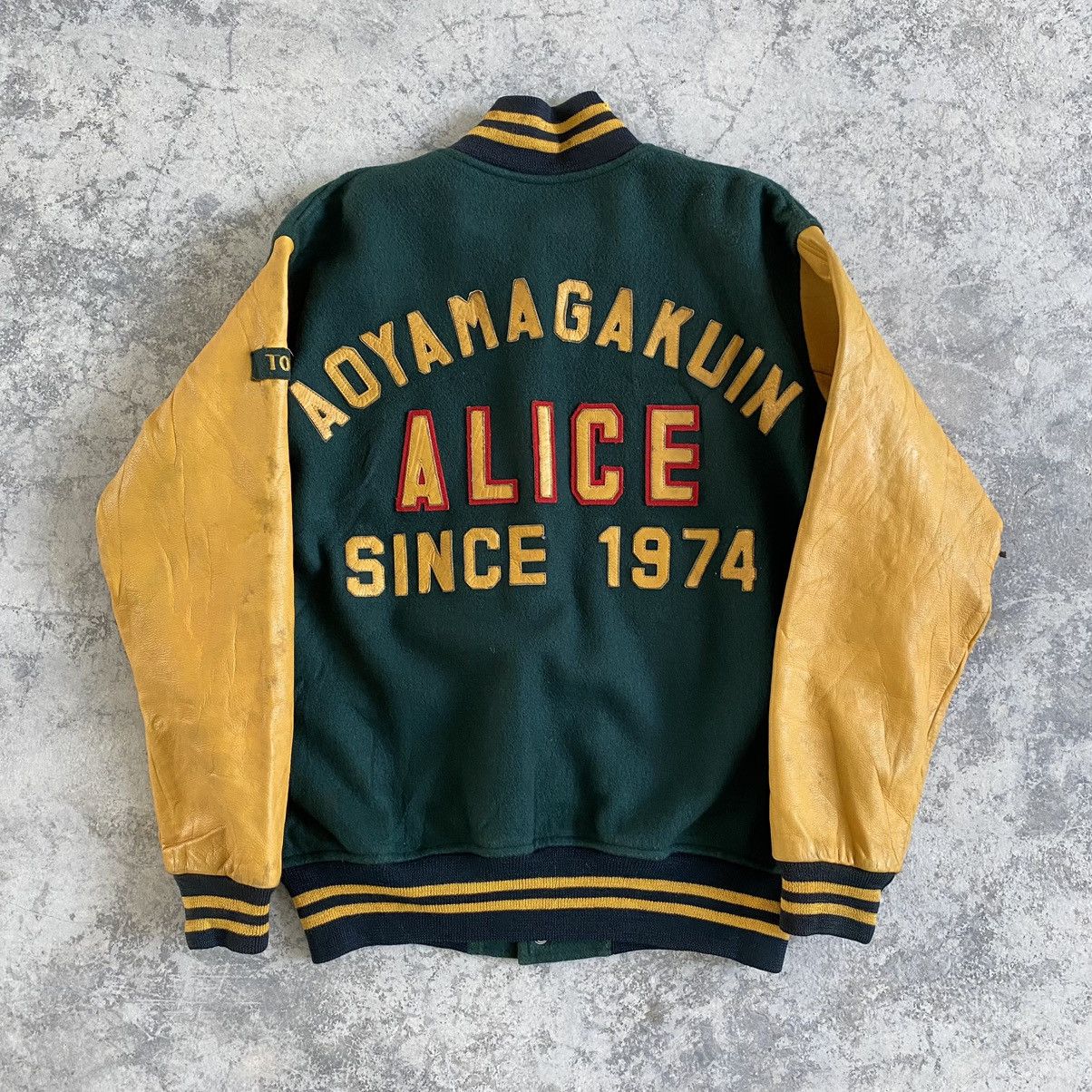 Vintage Vintage Aoyamagakuin Letterman Varsity Jacket Wool Size US S / EU 44-46 / 1 - 8 Thumbnail