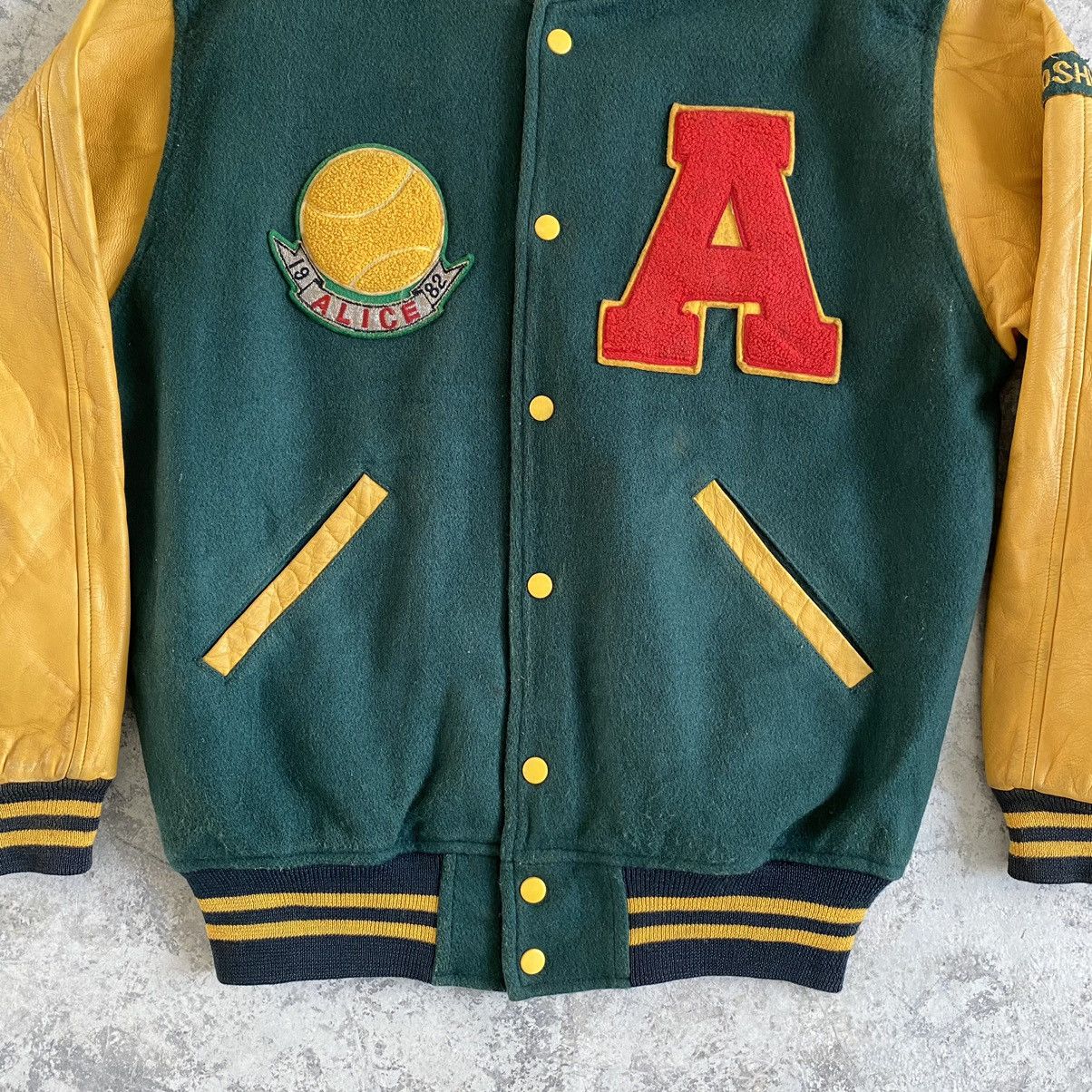 Vintage Vintage Aoyamagakuin Letterman Varsity Jacket Wool Size US S / EU 44-46 / 1 - 5 Thumbnail