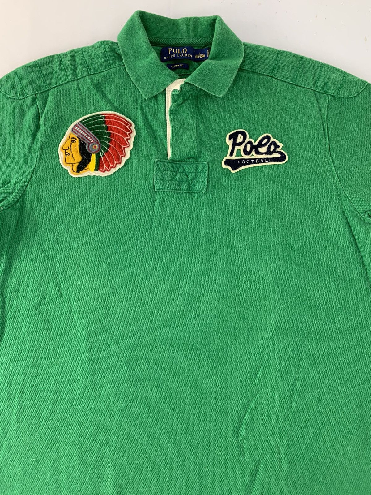 Native × Polo Ralph Lauren × Vintage Polo Ralph Lauren & Co 67 American Native Patches Tee Size US L / EU 52-54 / 3 - 2 Thumbnail