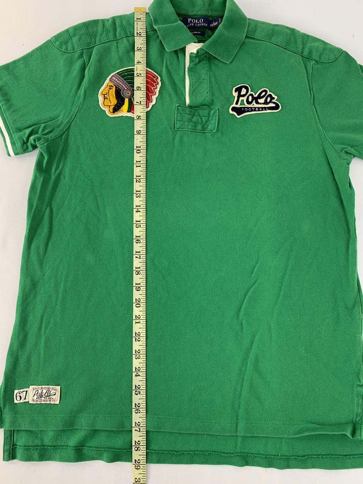 Native × Polo Ralph Lauren × Vintage Polo Ralph Lauren & Co 67 American Native Patches Tee Size US L / EU 52-54 / 3 - 10 Thumbnail