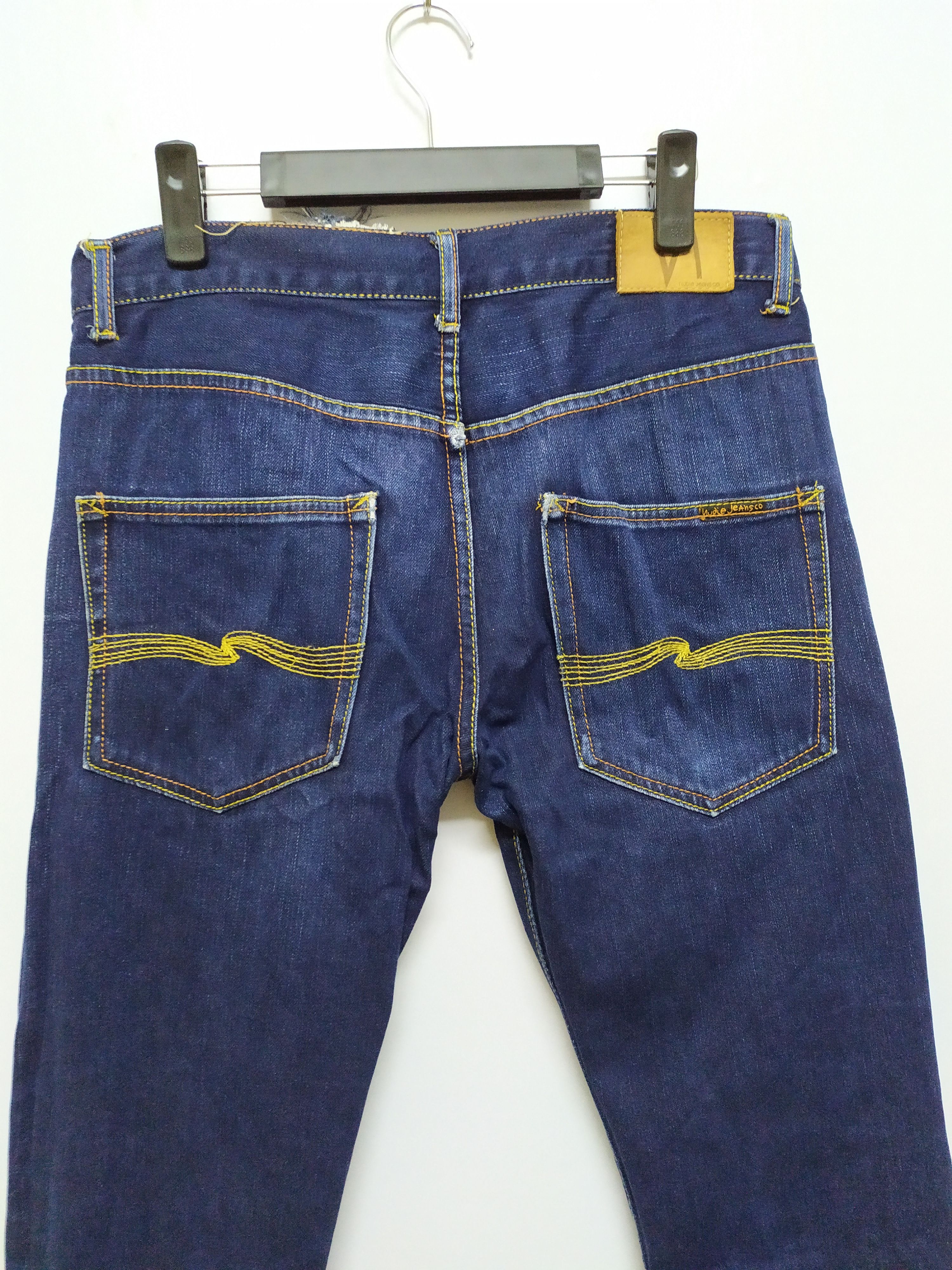 Nudie Jeans Mens NUDIE JEANS DENIM SLIM FIT PANTS Size US 32 / EU 48 - 7 Thumbnail