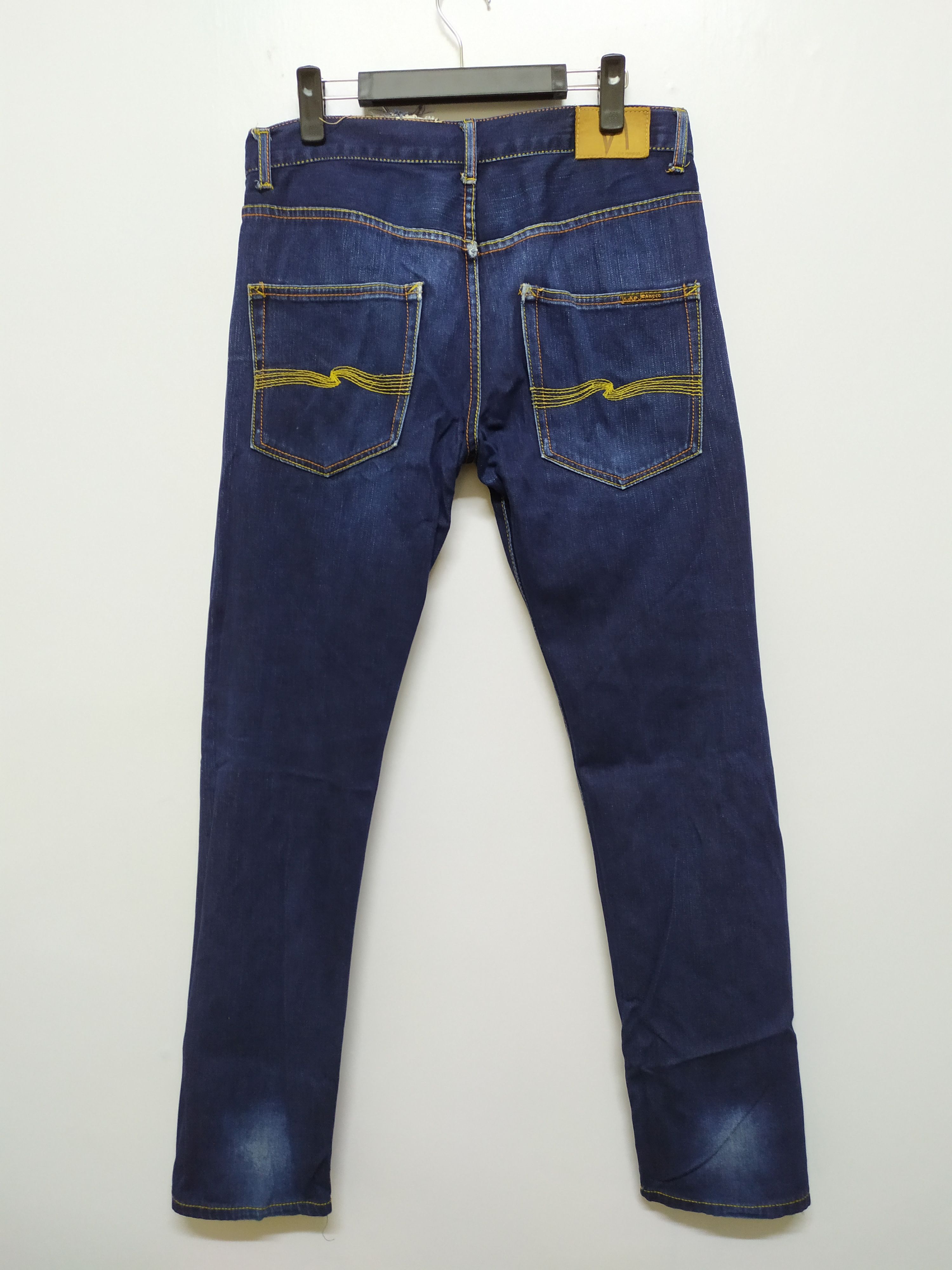Nudie Jeans Mens NUDIE JEANS DENIM SLIM FIT PANTS Size US 32 / EU 48 - 6 Thumbnail