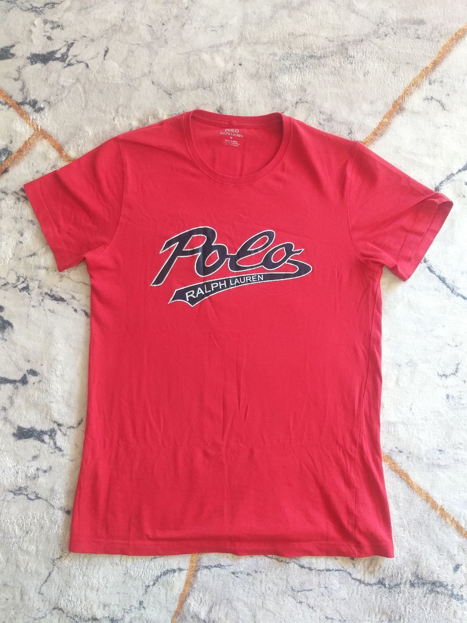 Polo Ralph Lauren Polo Ralph Lauren Script Logo T Shirt Red Classic Size US M / EU 48-50 / 2 - 1 Thumbnail