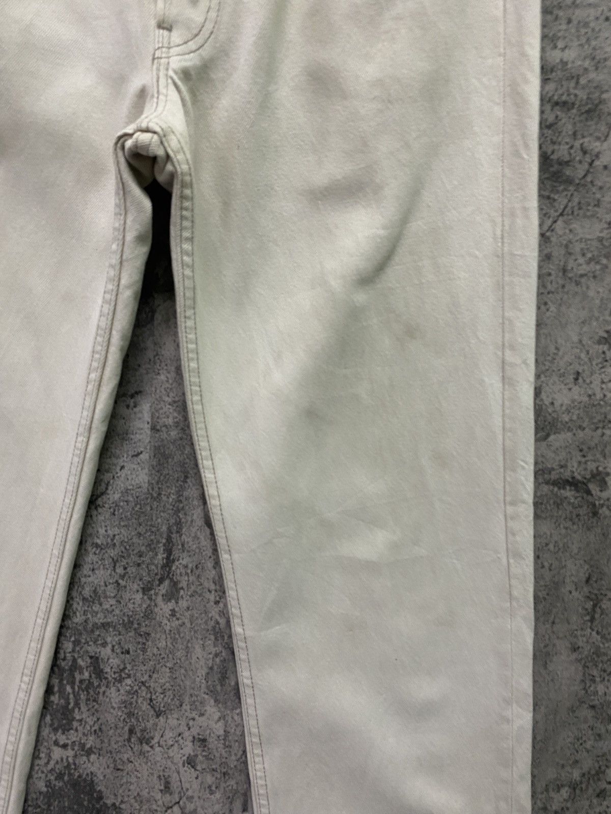 Levi's × Vintage Vintage 90s LEVIS 501 Dirty White Denim- L60 Size US 32 / EU 48 - 6 Thumbnail