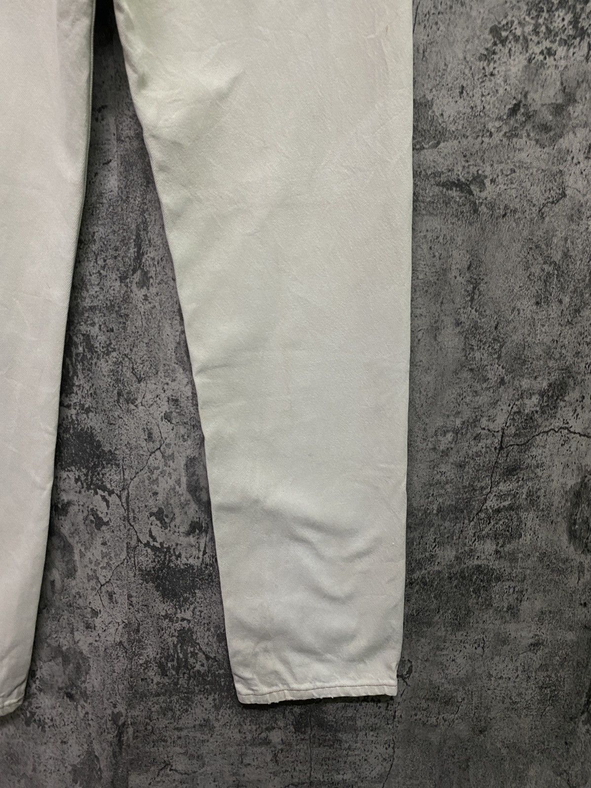 Levi's × Vintage Vintage 90s LEVIS 501 Dirty White Denim- L60 Size US 32 / EU 48 - 14 Thumbnail