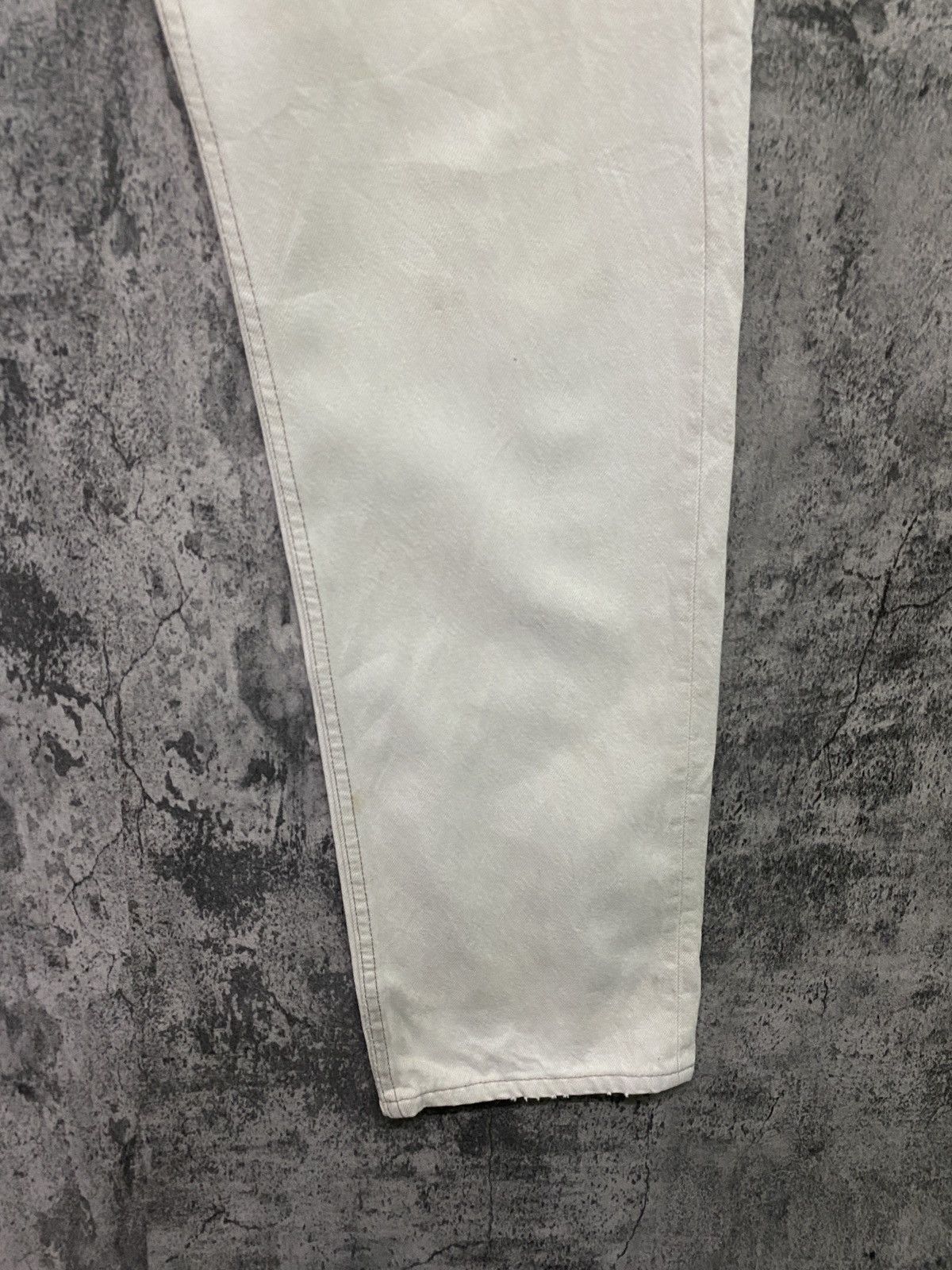 Levi's × Vintage Vintage 90s LEVIS 501 Dirty White Denim- L60 Size US 32 / EU 48 - 7 Thumbnail