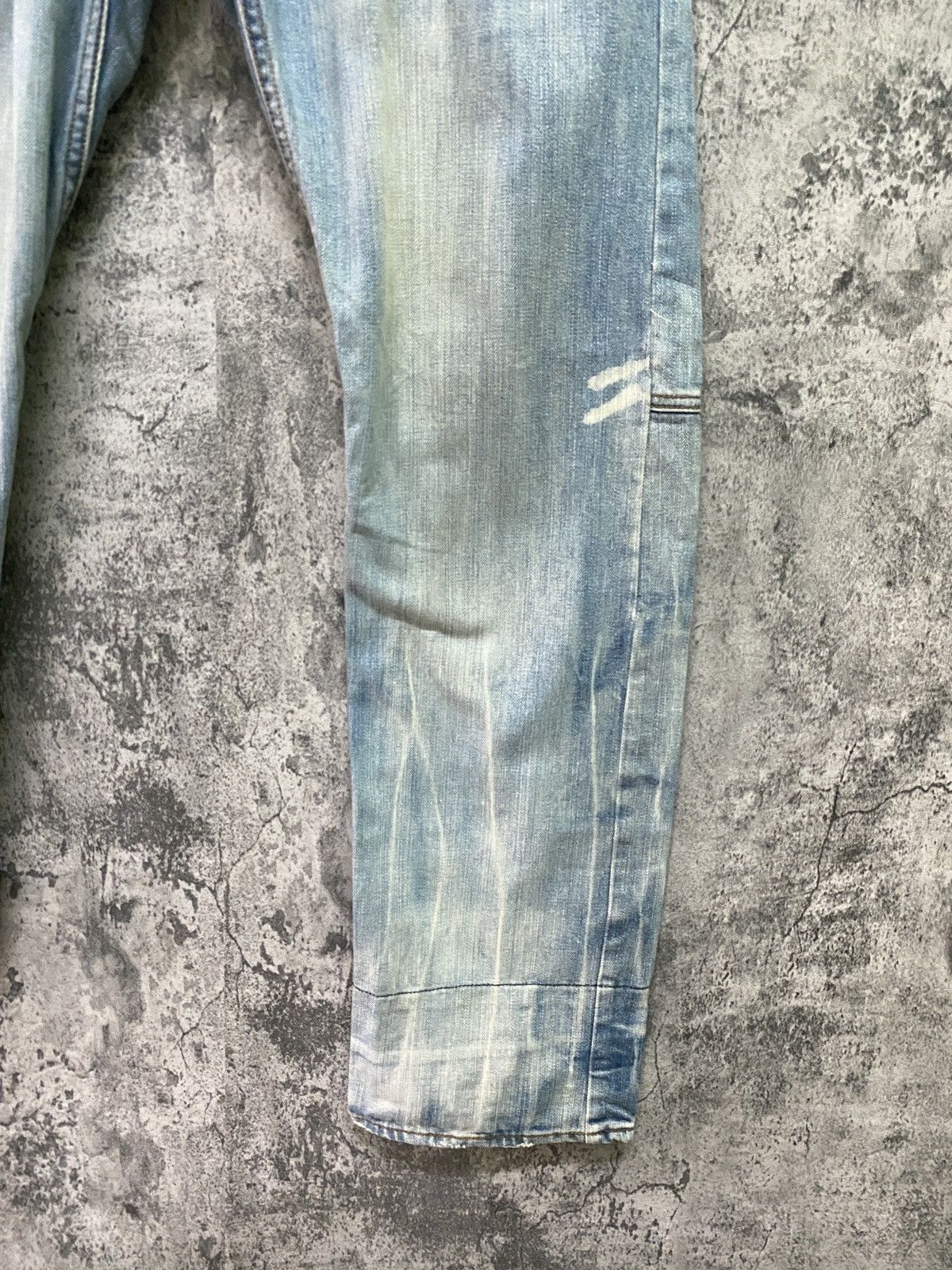 Japanese Brand DOMINATE HANDCRAFTED JEANS Double Waist Patchwork Jeans Size US 32 / EU 48 - 7 Thumbnail