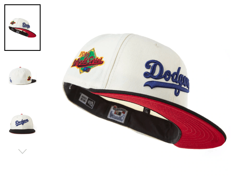 MLB × New Era 7 3/8 Anthem Shop Mookie Los Angeles LA Dodgers 1988 World Size ONE SIZE - 8 Thumbnail