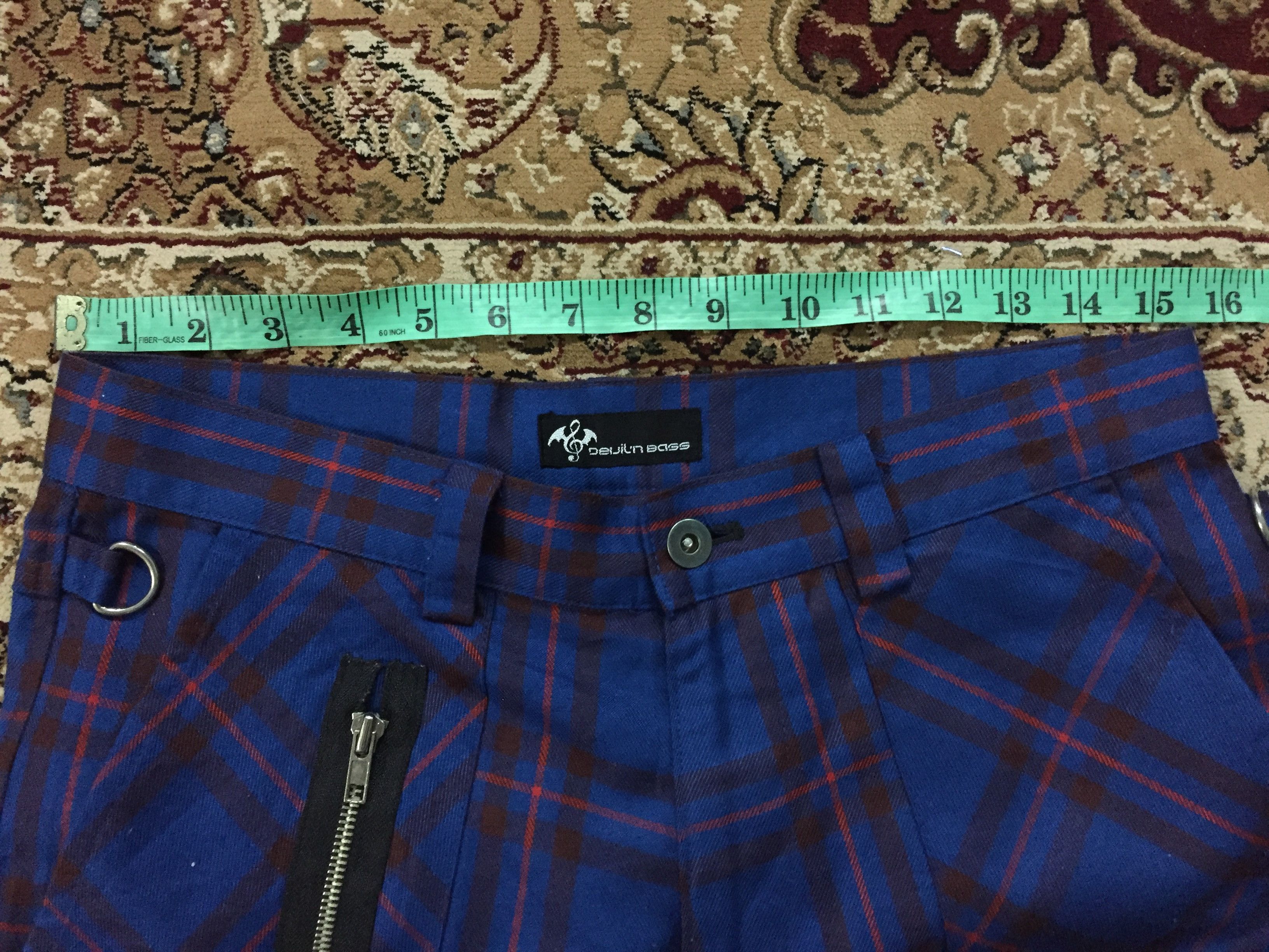 Japanese Brand × Seditionaries Devil & Bass japan bondage tartan pants Size US 31 - 13 Thumbnail