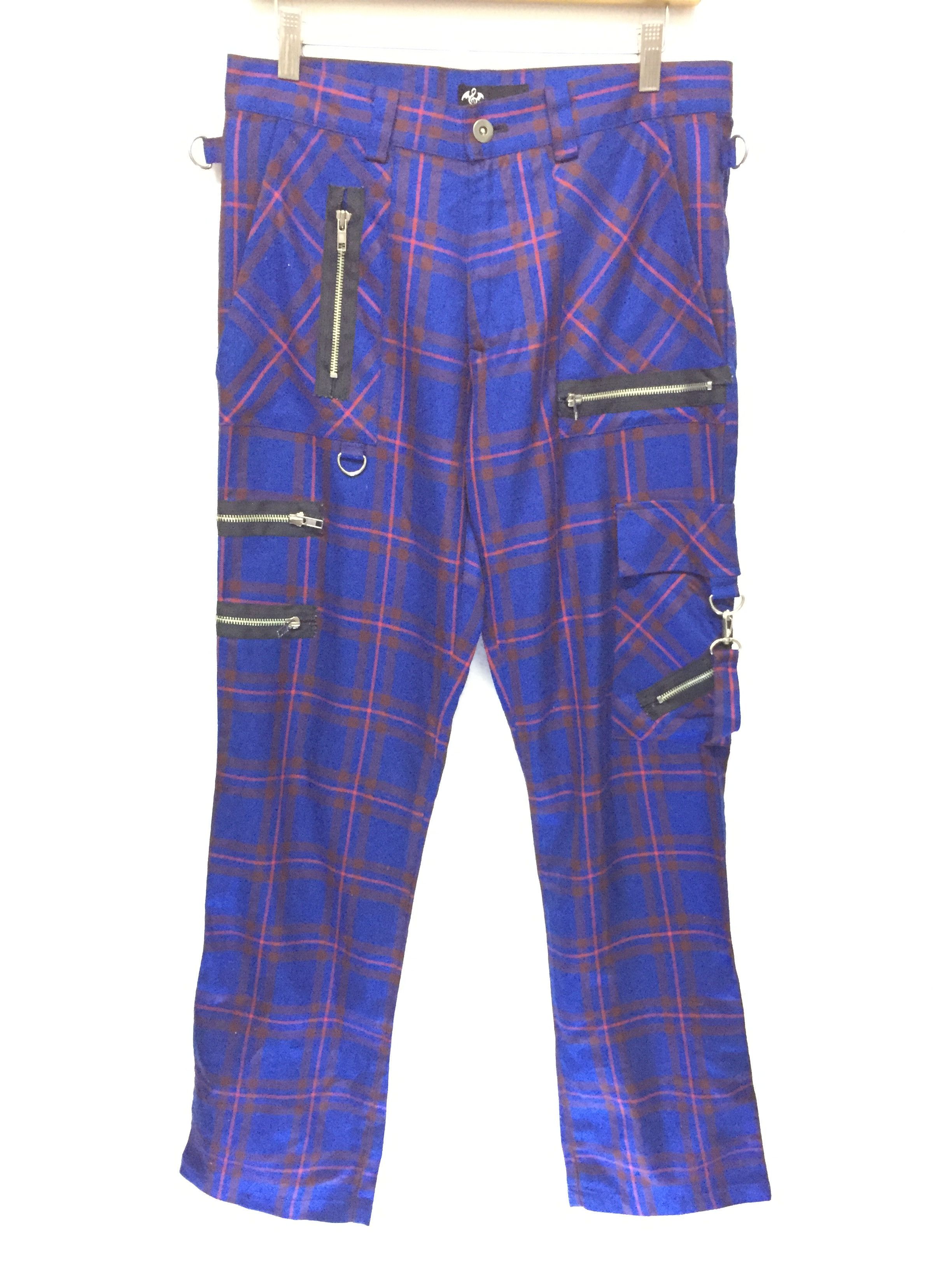 Japanese Brand × Seditionaries Devil & Bass japan bondage tartan pants Size US 31 - 2 Thumbnail