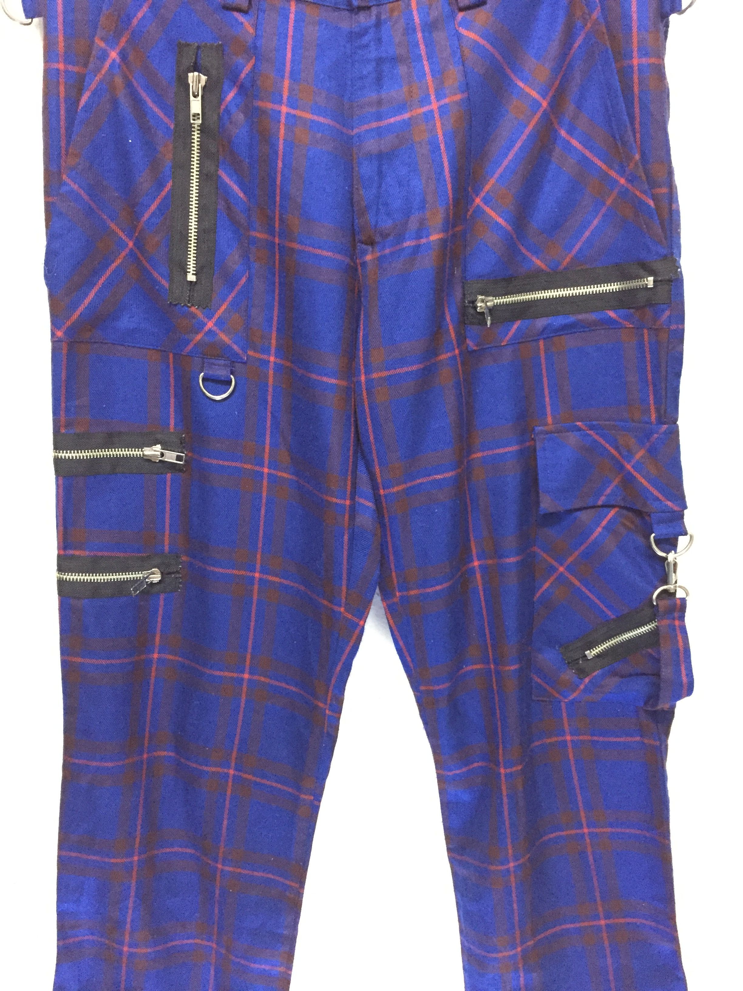 Japanese Brand × Seditionaries Devil & Bass japan bondage tartan pants Size US 31 - 4 Thumbnail