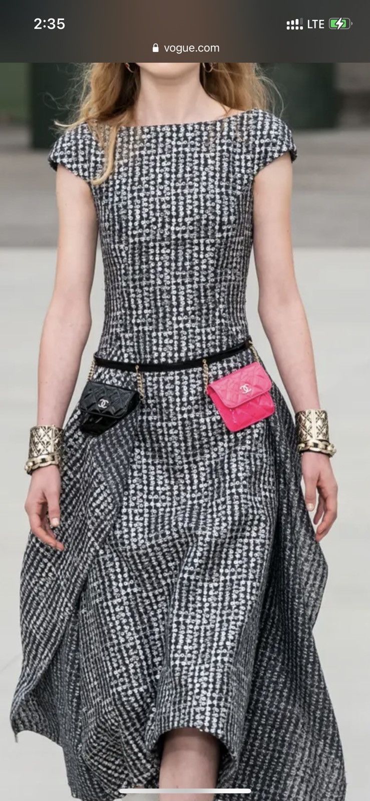 Chanel chanel double twin belt bag 2020 fashion show piece Size ONE SIZE - 4 Thumbnail