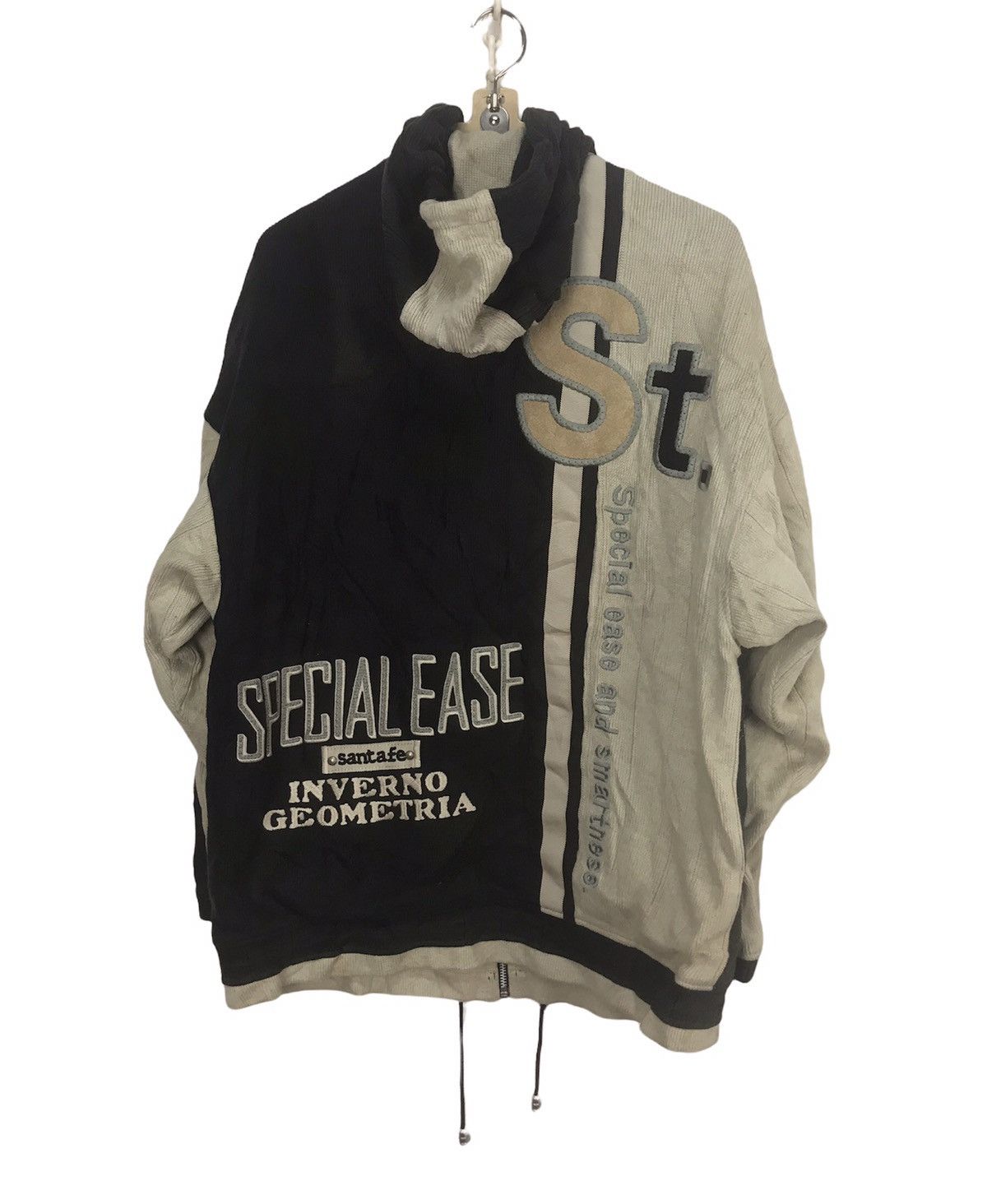 Japanese Brand Santa Fe spellout distressed zipper hoodie Size US M / EU 48-50 / 2 - 2 Thumbnail