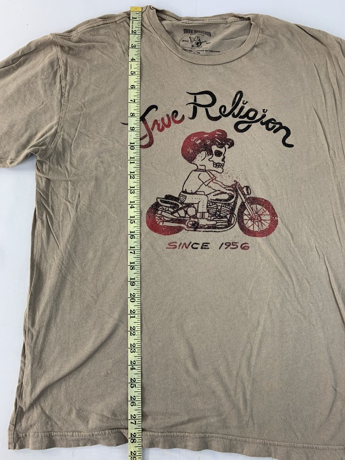True Religion Hype True Religion Skull Rider Motorcycle Big Logo Tee Size US L / EU 52-54 / 3 - 7 Thumbnail