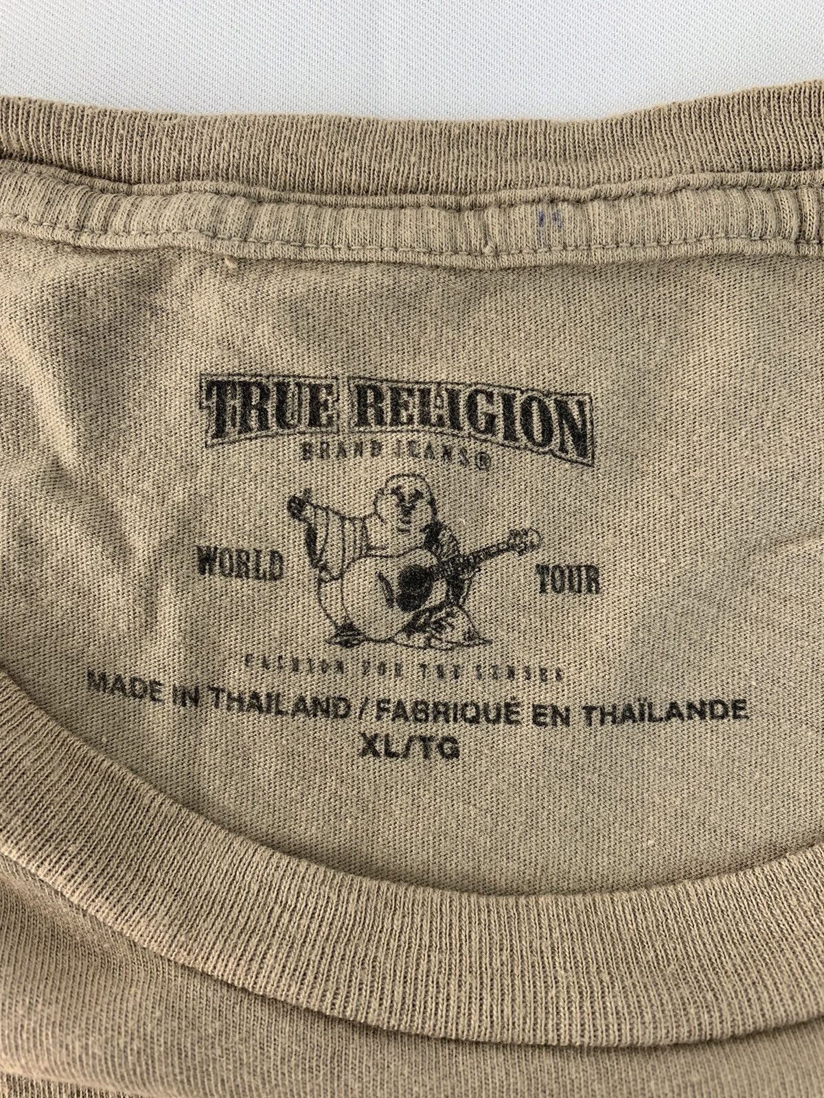 True Religion Hype True Religion Skull Rider Motorcycle Big Logo Tee Size US L / EU 52-54 / 3 - 3 Thumbnail