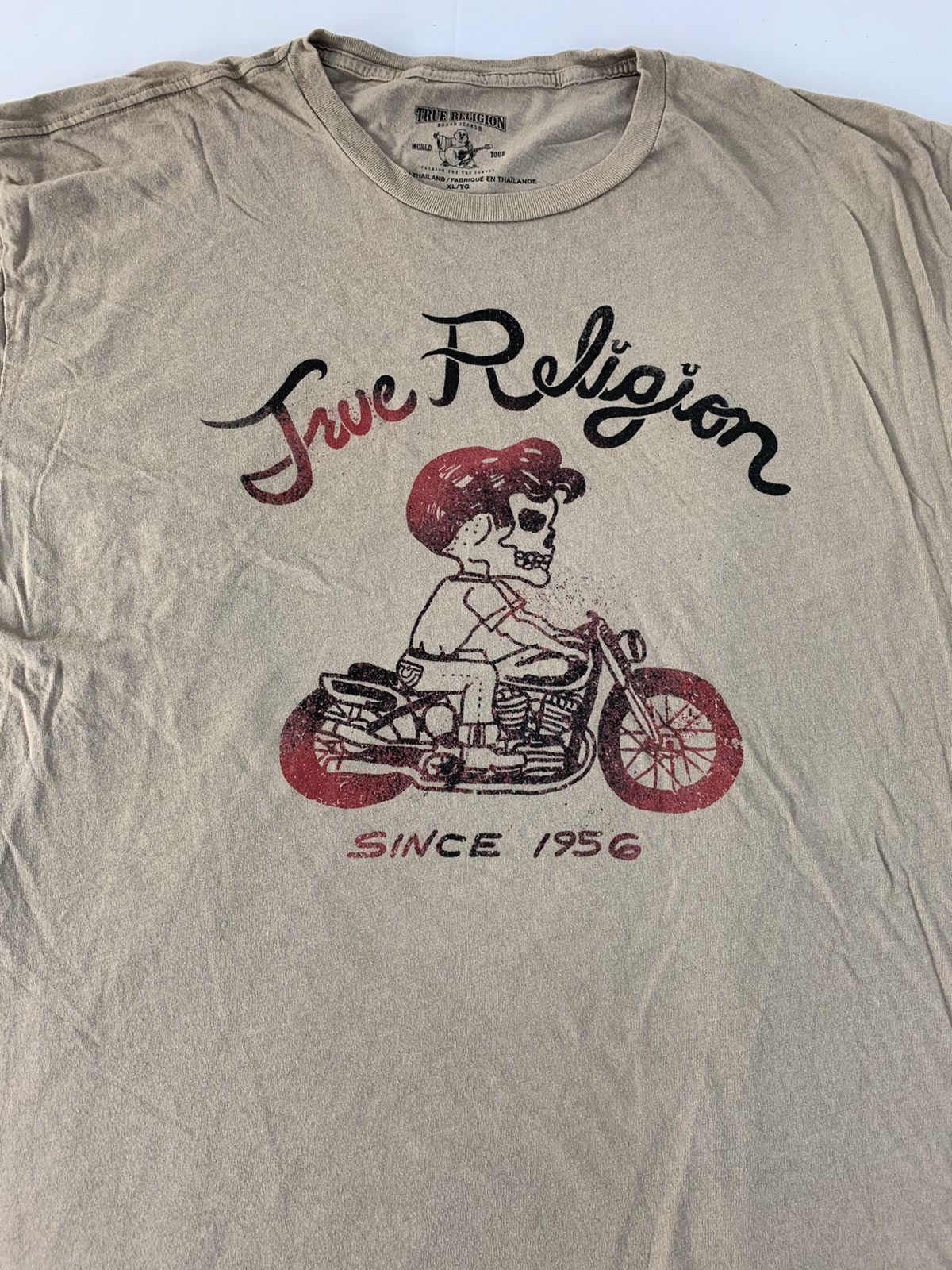 True Religion Hype True Religion Skull Rider Motorcycle Big Logo Tee Size US L / EU 52-54 / 3 - 2 Thumbnail
