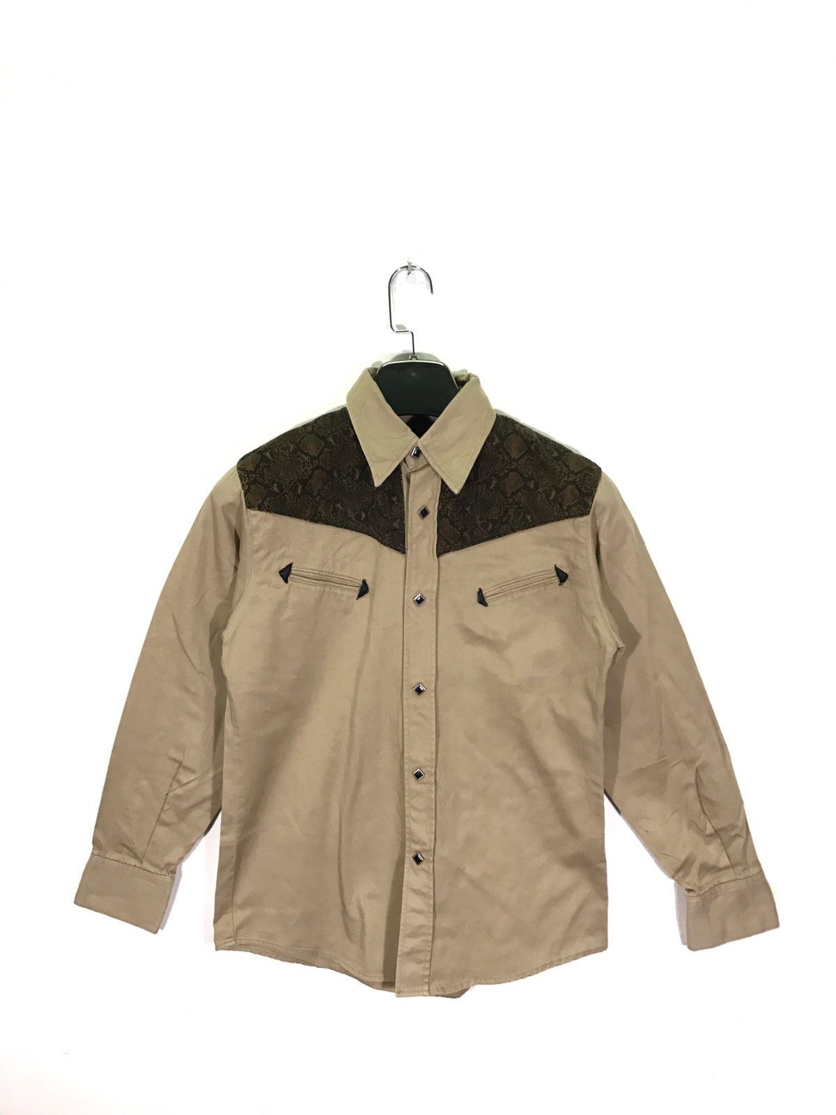 Japanese Brand Vintage Houston Pearl Snap Button Western Shirt Size US M / EU 48-50 / 2 - 1 Thumbnail