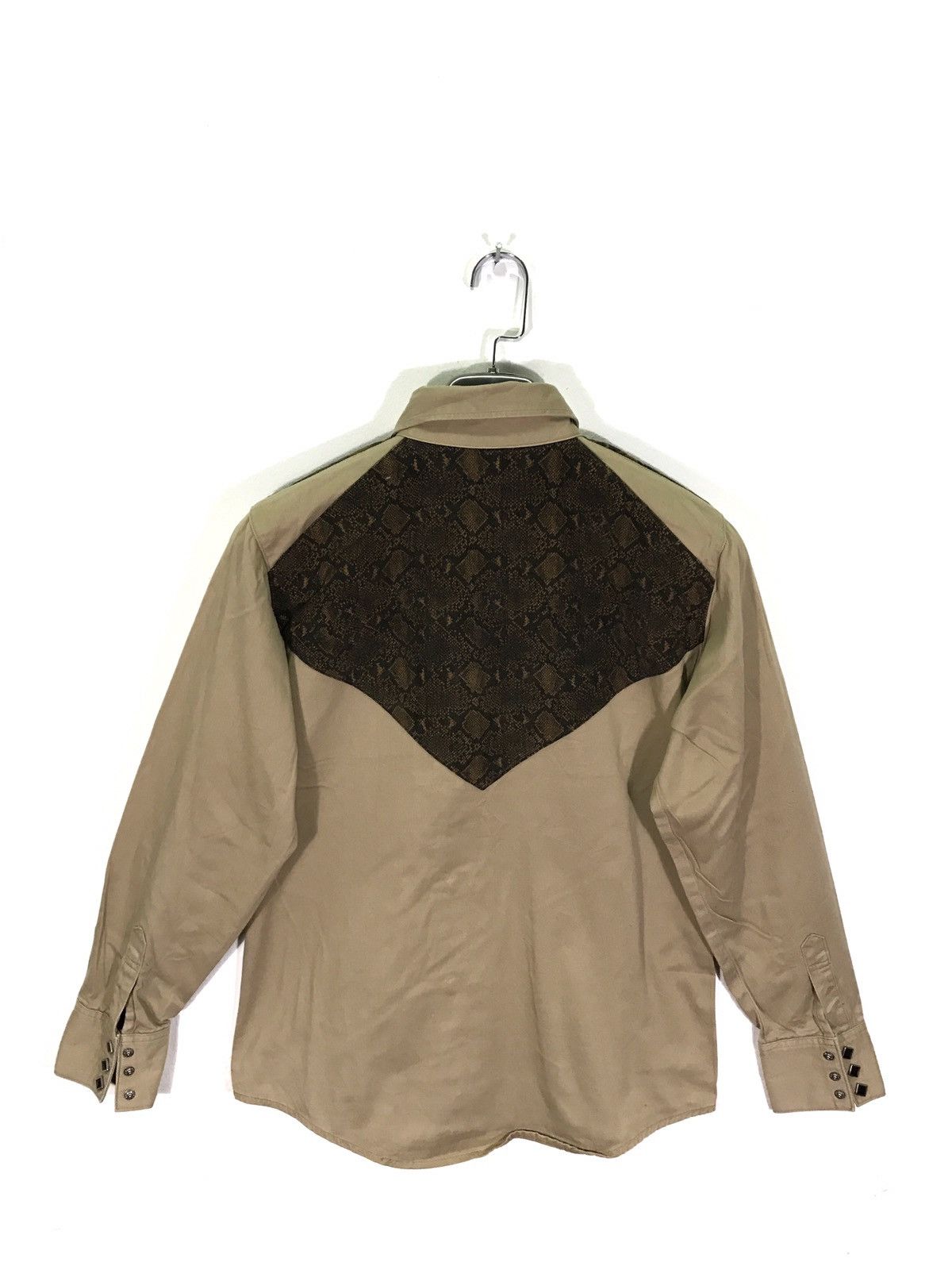 Japanese Brand Vintage Houston Pearl Snap Button Western Shirt Size US M / EU 48-50 / 2 - 2 Thumbnail
