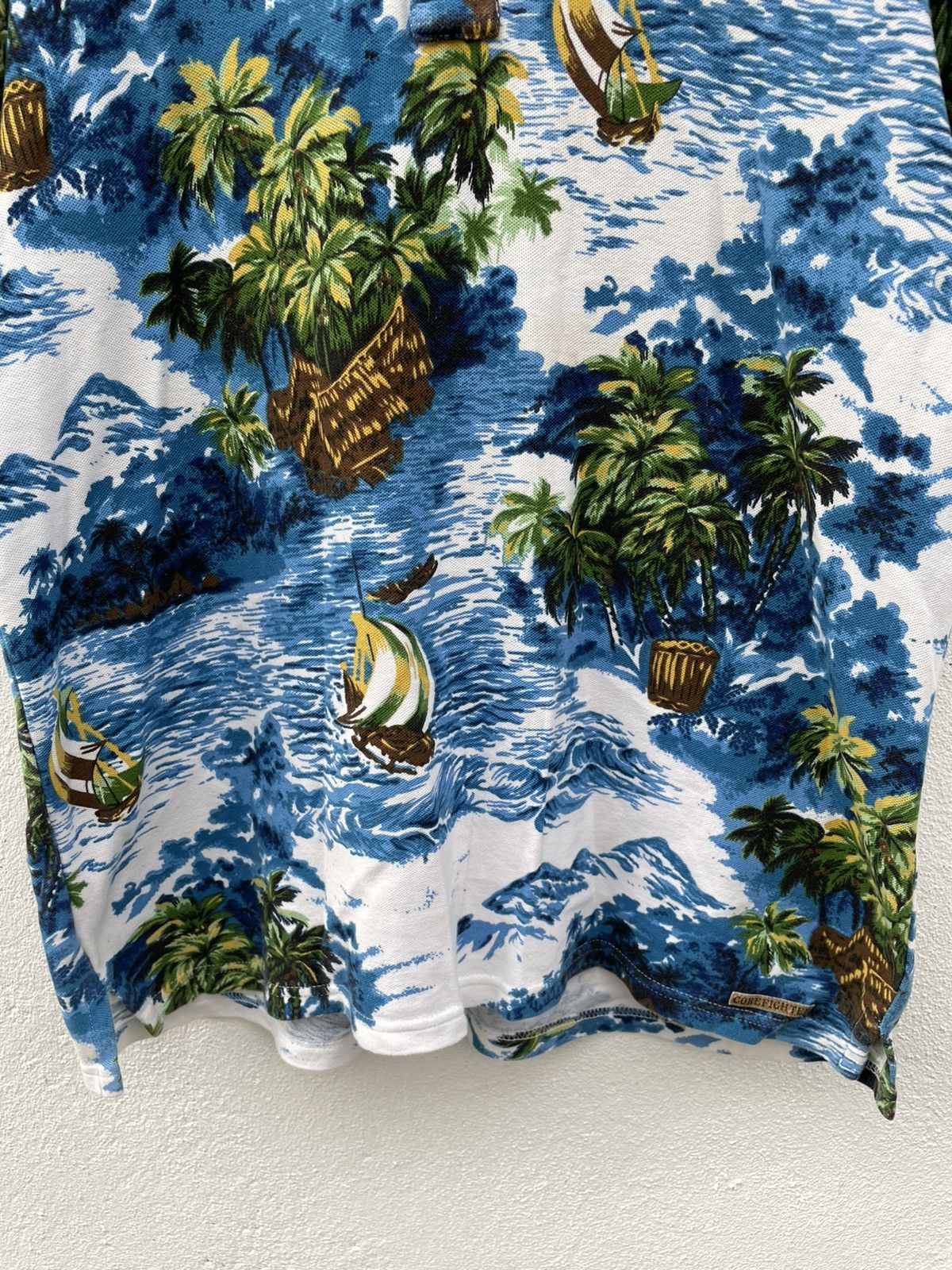 Vintage Vintage Carefighter Beach Polos Size US XL / EU 56 / 4 - 3 Thumbnail