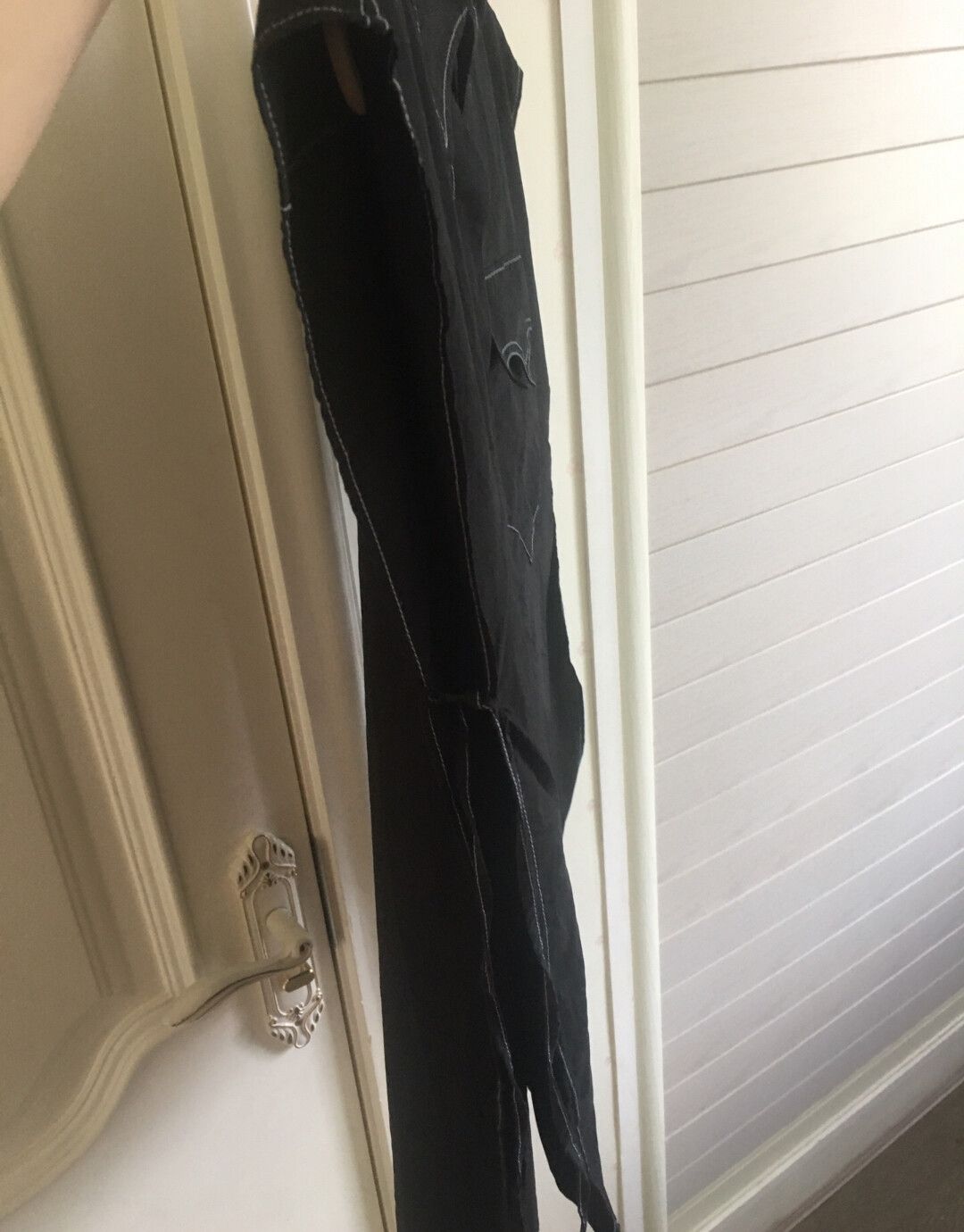 Maison Margiela 6 sleeveless top-threaded cotton midi vest