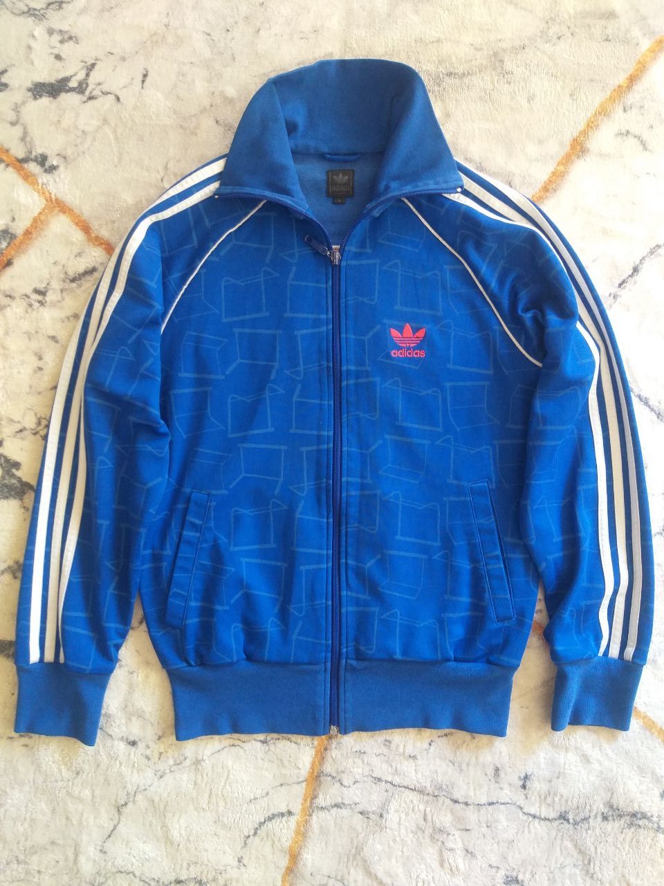 Adidas Vintage Adidas Trefoil Track Jacket Blue Y2K Firebird Size US S / EU 44-46 / 1 - 1 Thumbnail