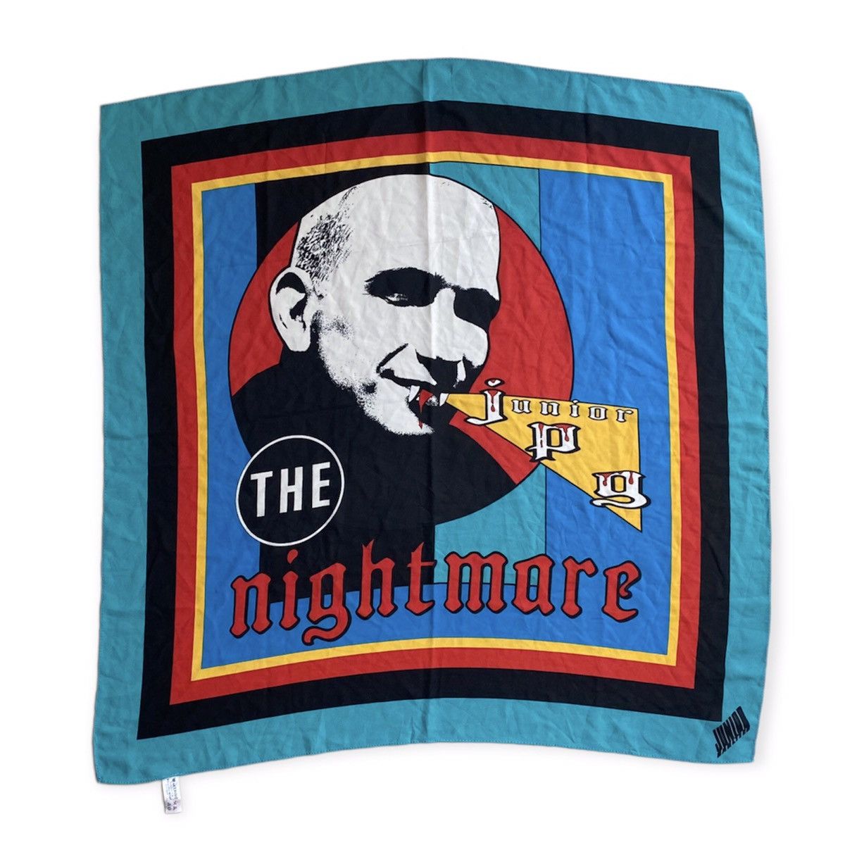 Jean Paul Gaultier Vintage Silk The Nightmare Scarf Size ONE SIZE - 1 Thumbnail
