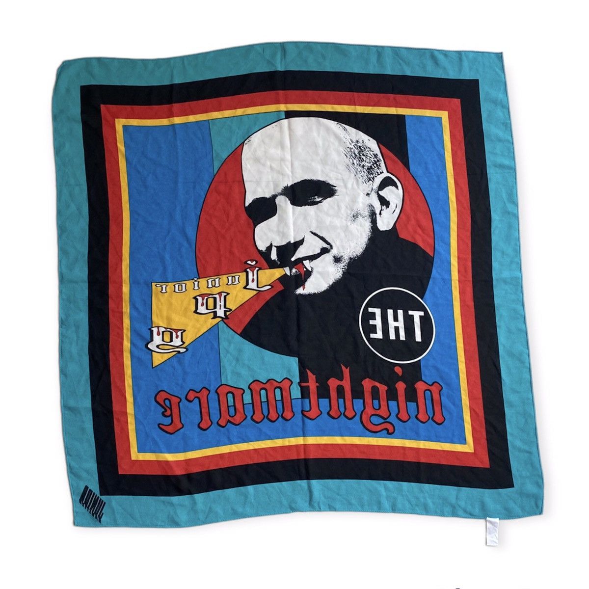 Jean Paul Gaultier Vintage Silk The Nightmare Scarf Size ONE SIZE - 2 Thumbnail