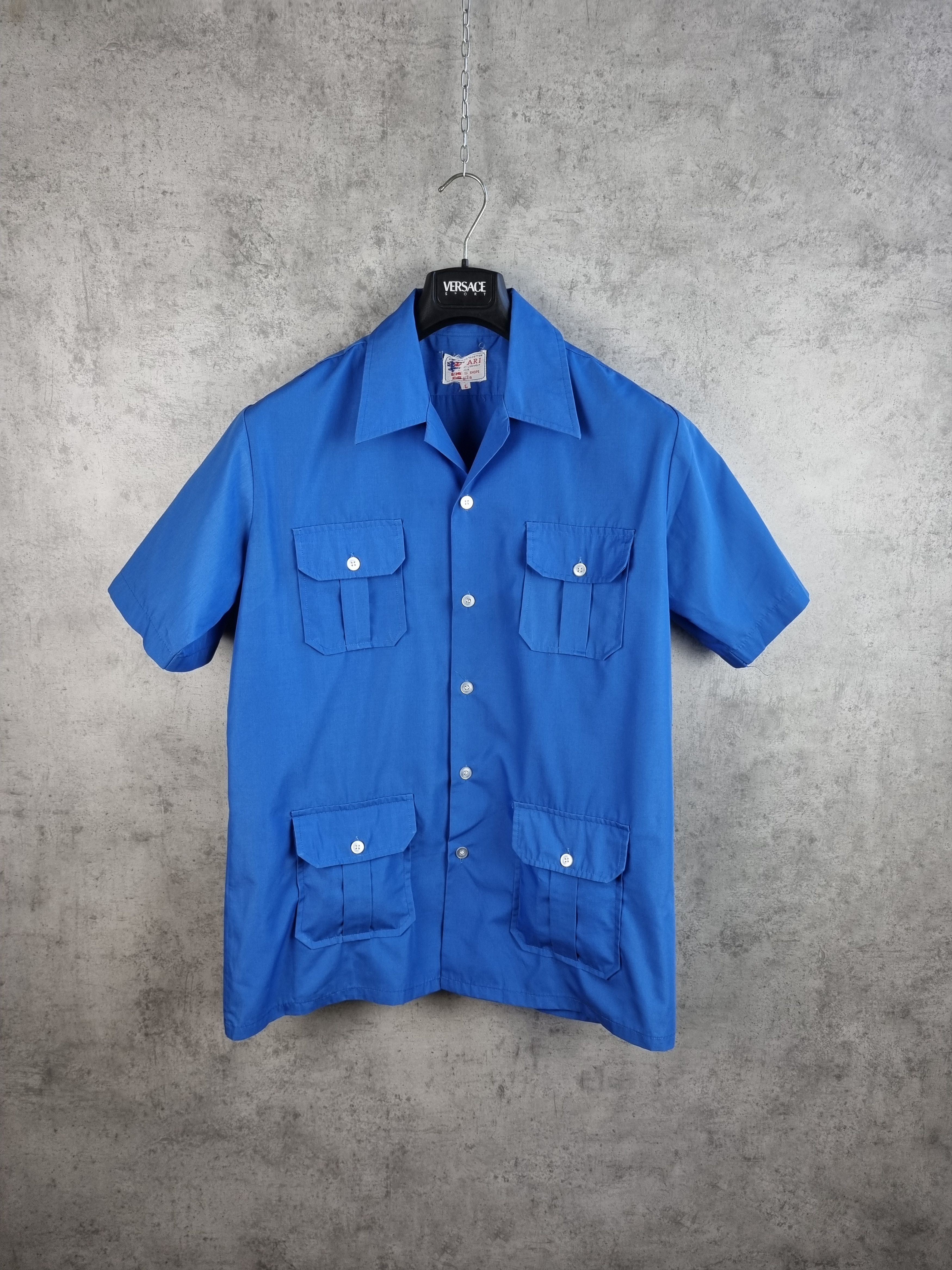 Vintage Rare 70s Savana Safari Hunting Shirt SAINT LAURENT Style Size US M / EU 48-50 / 2 - 3 Thumbnail