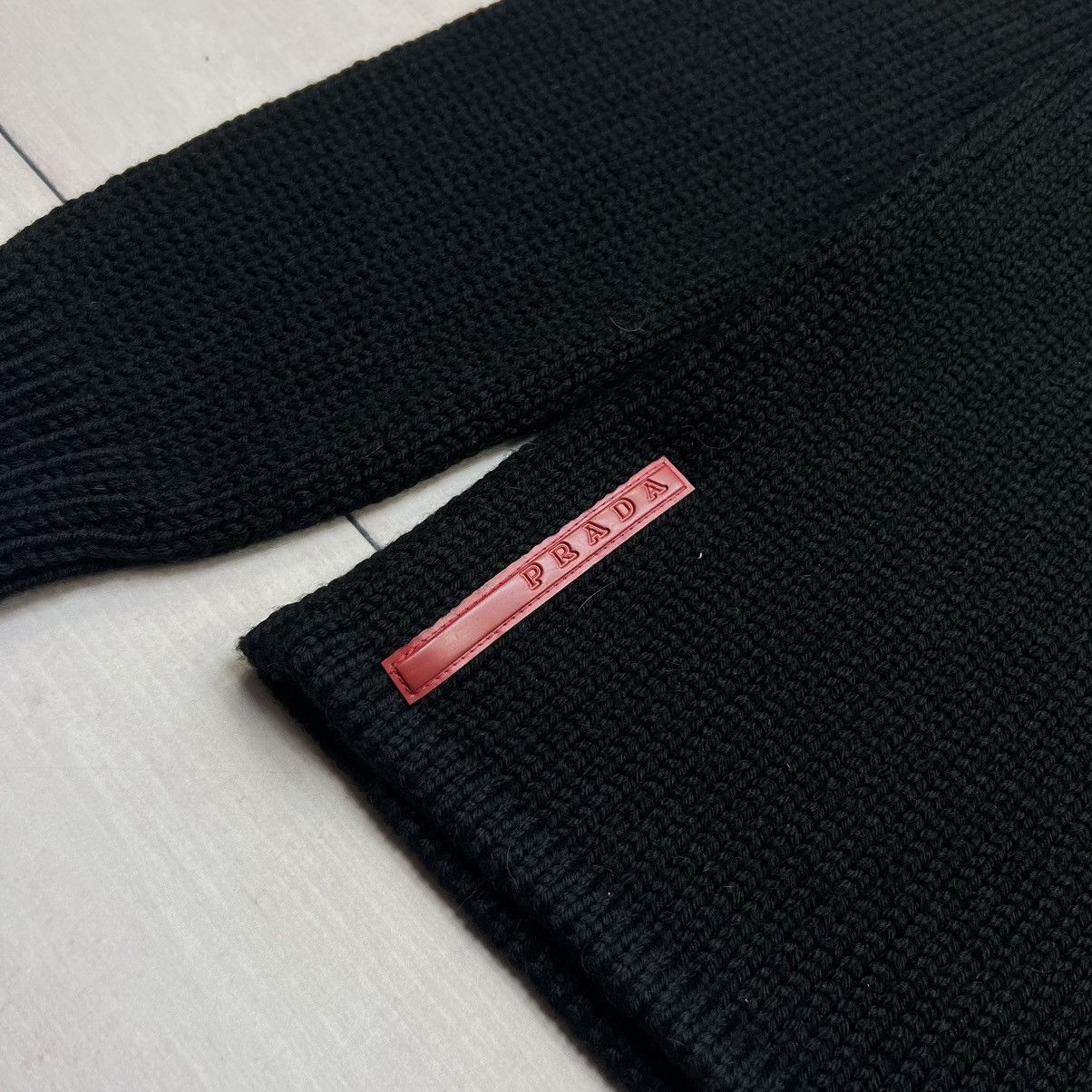 Prada Prada Sweater Knitwear Turtleneck Black Wool Nylon Size M / US 6-8 / IT 42-44 - 5 Thumbnail