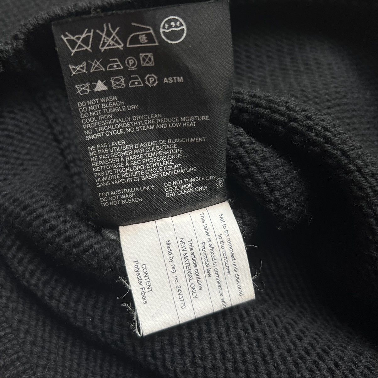 Prada Prada Sweater Knitwear Turtleneck Black Wool Nylon Size M / US 6-8 / IT 42-44 - 7 Thumbnail
