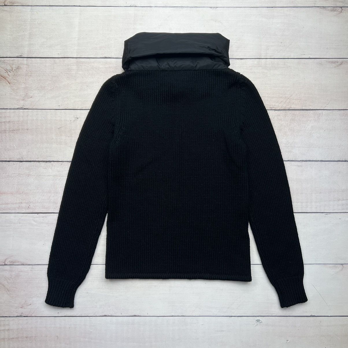 Prada Prada Sweater Knitwear Turtleneck Black Wool Nylon Size M / US 6-8 / IT 42-44 - 8 Thumbnail