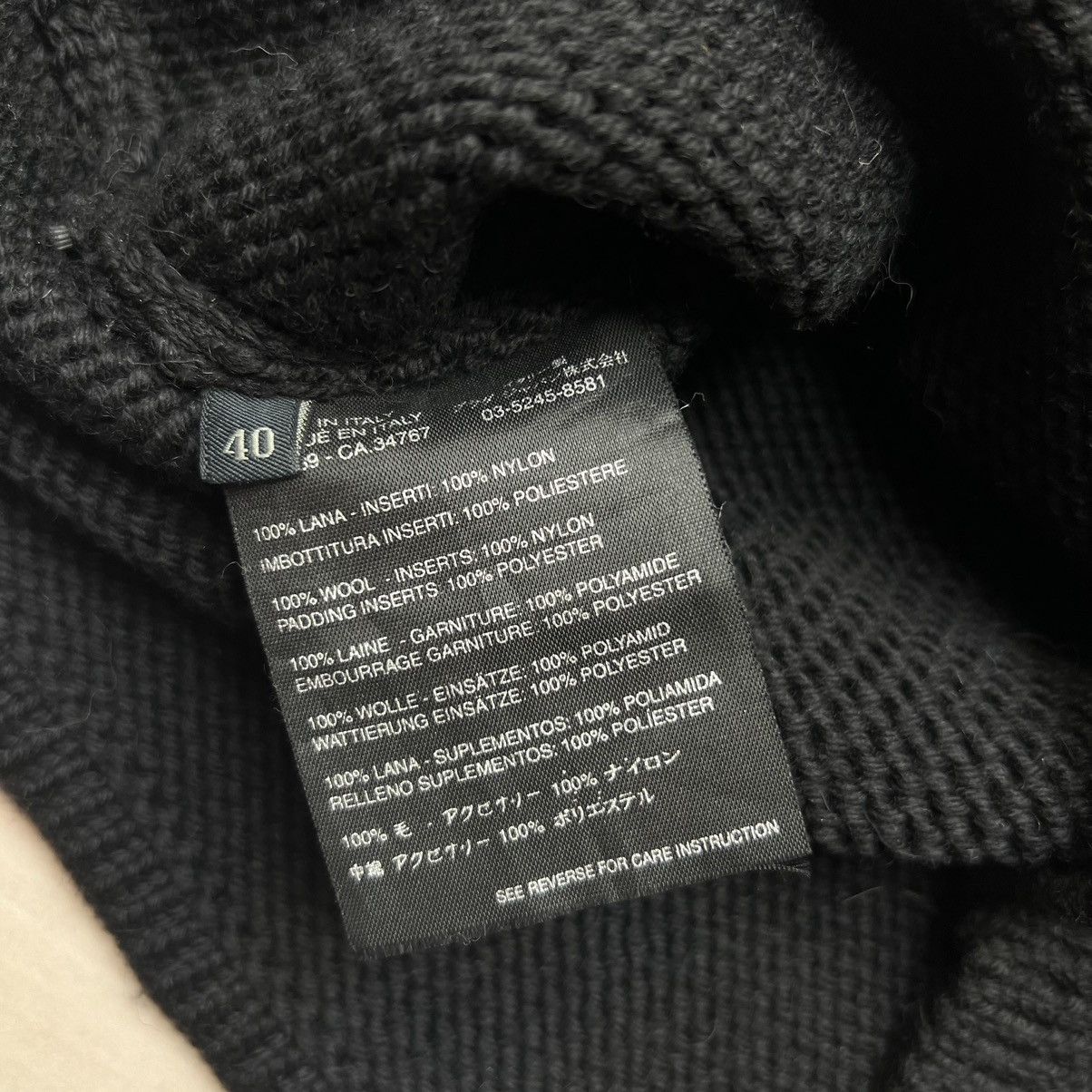 Prada Prada Sweater Knitwear Turtleneck Black Wool Nylon Size M / US 6-8 / IT 42-44 - 6 Thumbnail