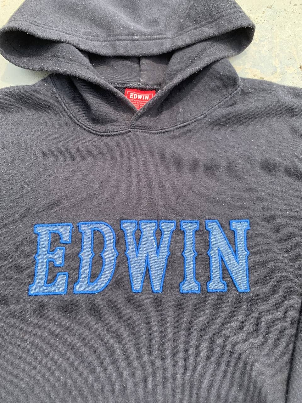Edwin Edwin Embroidered Logo Vintage Hoodie Size US S / EU 44-46 / 1 - 3 Thumbnail