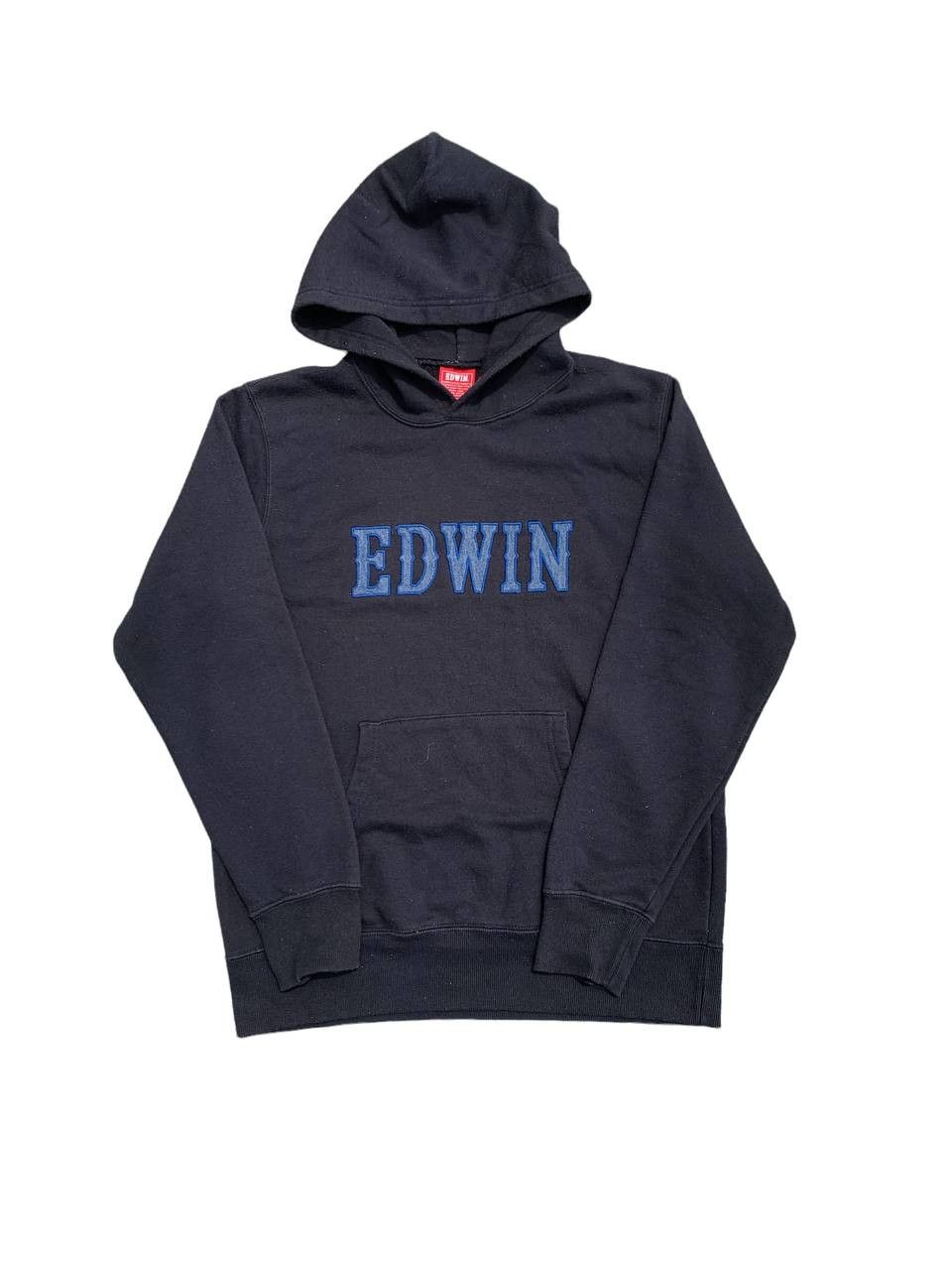 Edwin Edwin Embroidered Logo Vintage Hoodie Size US S / EU 44-46 / 1 - 1 Thumbnail