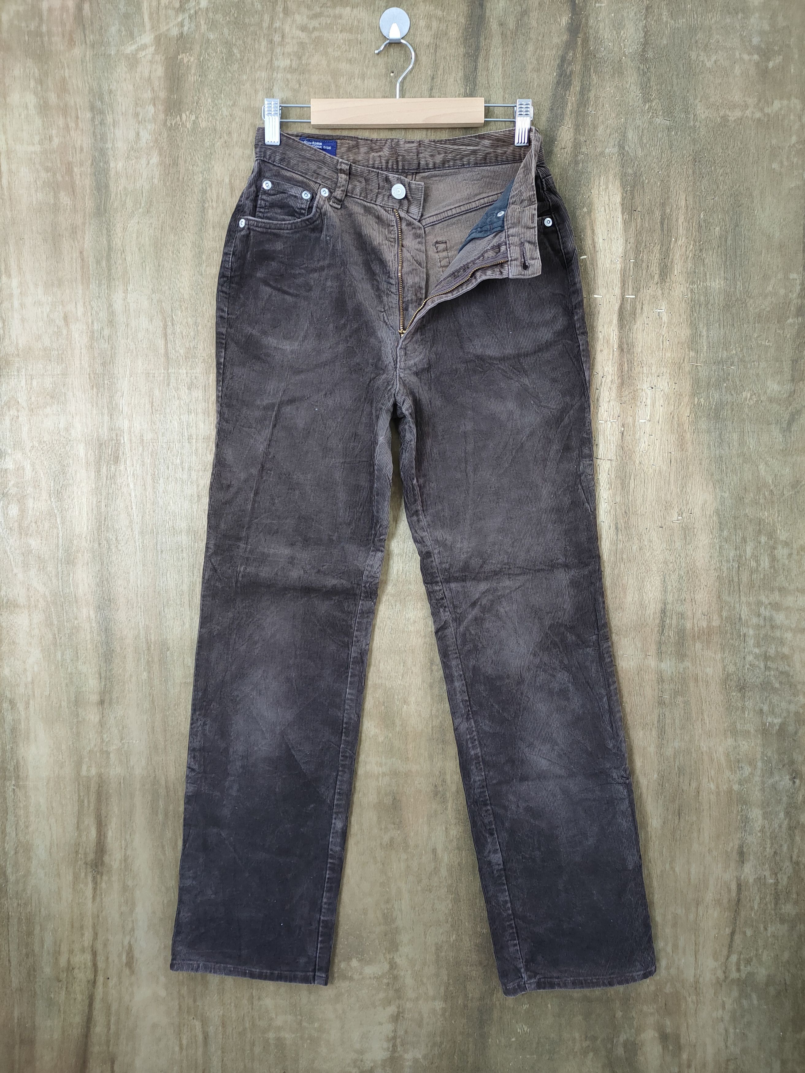 Edwin VINTAGE EDWIN FADED BROWN CORDUROY PANTS Size US 26 / EU 42 - 1 Thumbnail