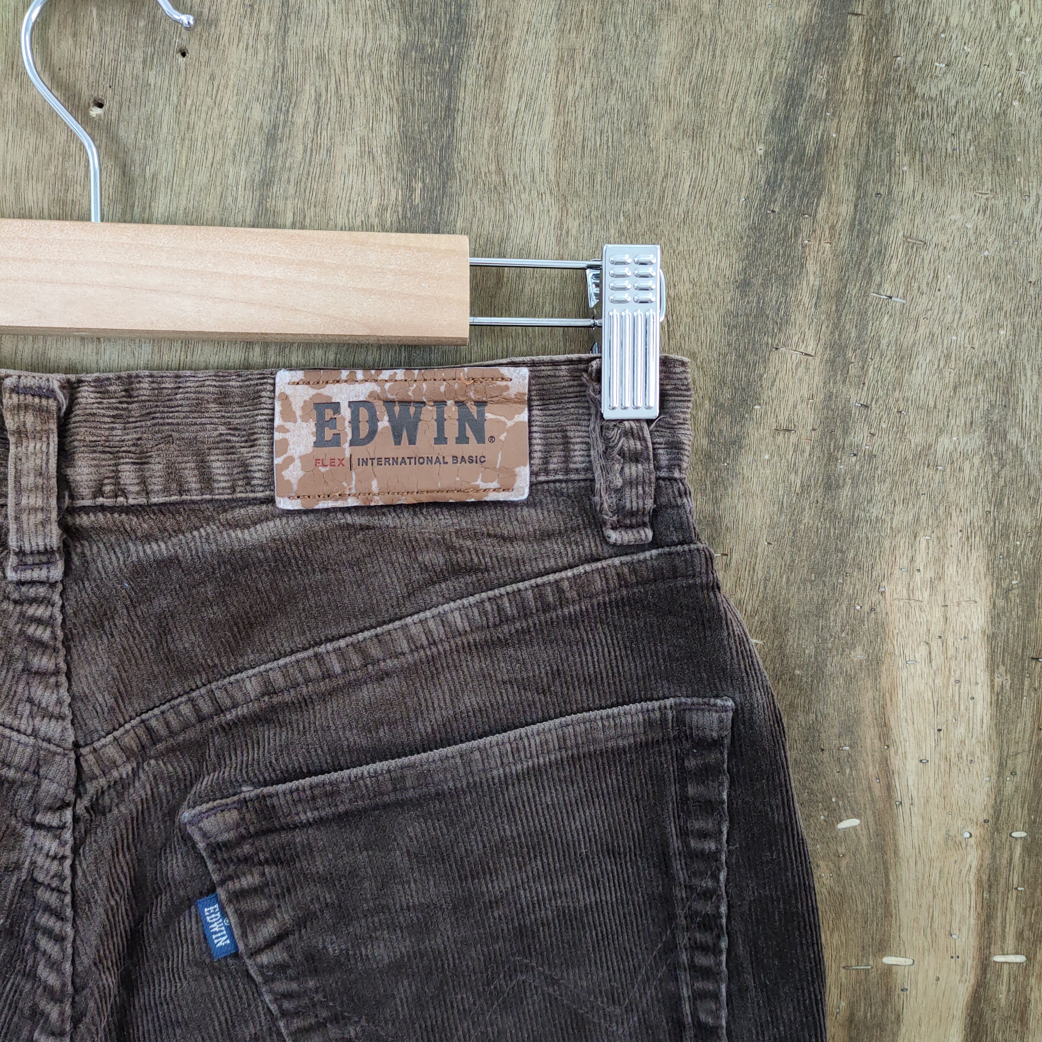 Edwin VINTAGE EDWIN FADED BROWN CORDUROY PANTS Size US 26 / EU 42 - 9 Thumbnail