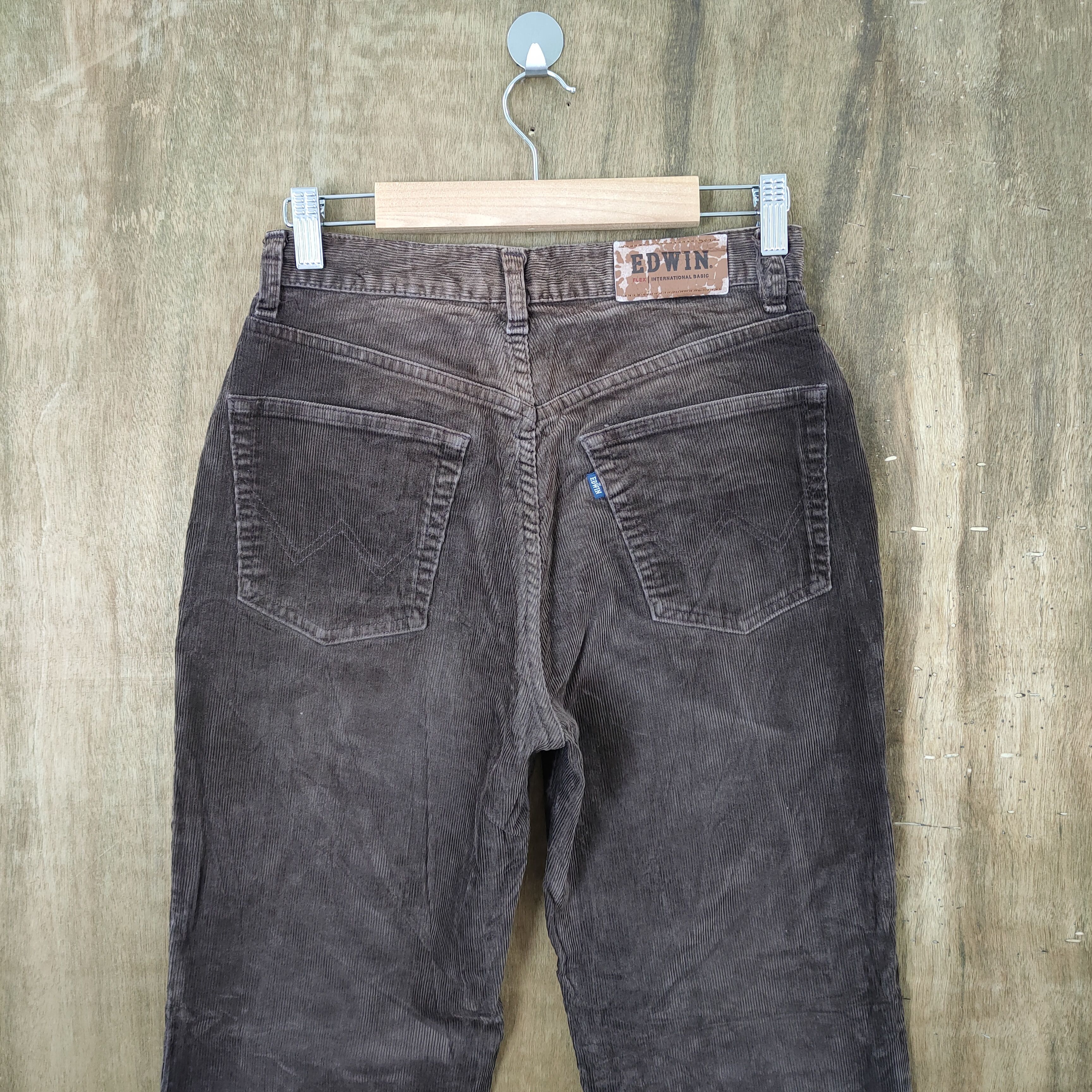 Edwin VINTAGE EDWIN FADED BROWN CORDUROY PANTS Size US 26 / EU 42 - 5 Thumbnail