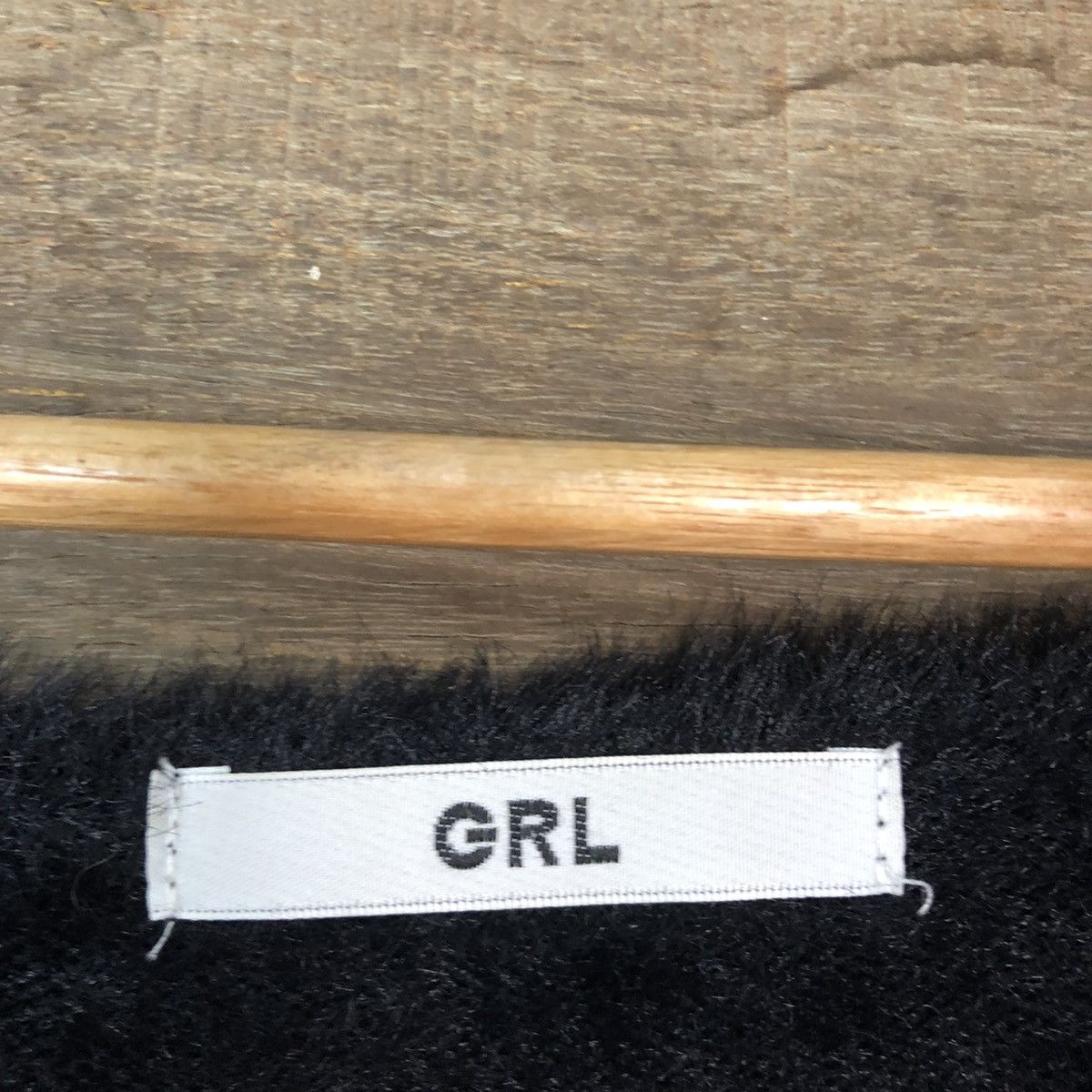 Homespun Knitwear DL GRL Black Mohair Shag Shaggy fur fleece Knitwear #c1100 Size M / US 6-8 / IT 42-44 - 10 Thumbnail