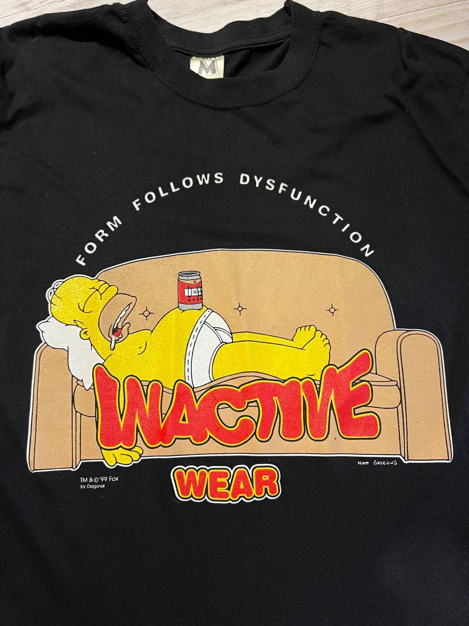 The Simpsons Vintage The Simpsons Homer 1999 T-Shirt Movie Y2K Size US M / EU 48-50 / 2 - 2 Thumbnail