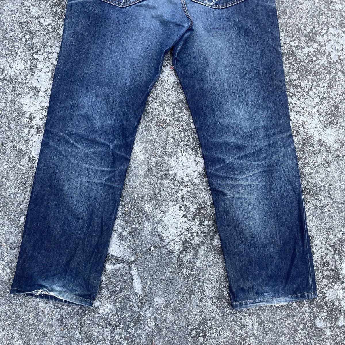 Edwin Vintage Edwin 505 Japan Distressed Denim Jeans Size US 33 - 10 Thumbnail