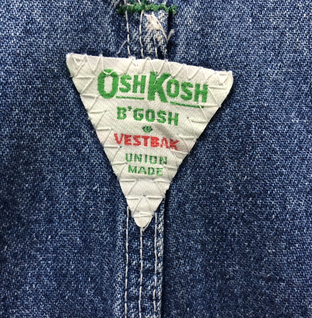 Oshkosh × Vintage Vintage OshKosh B’gosh Union Made Denim Overalls Made in USA Size US 32 / EU 48 - 6 Thumbnail