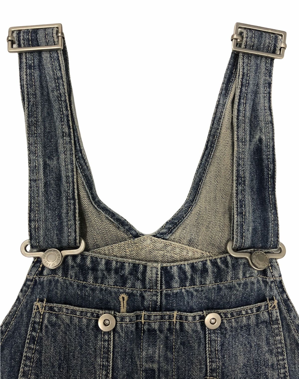 Designer × Japanese Brand Vintage Y2K Style Retro Girl Distressed Denim Overalls SizeM Size US 33 - 5 Thumbnail