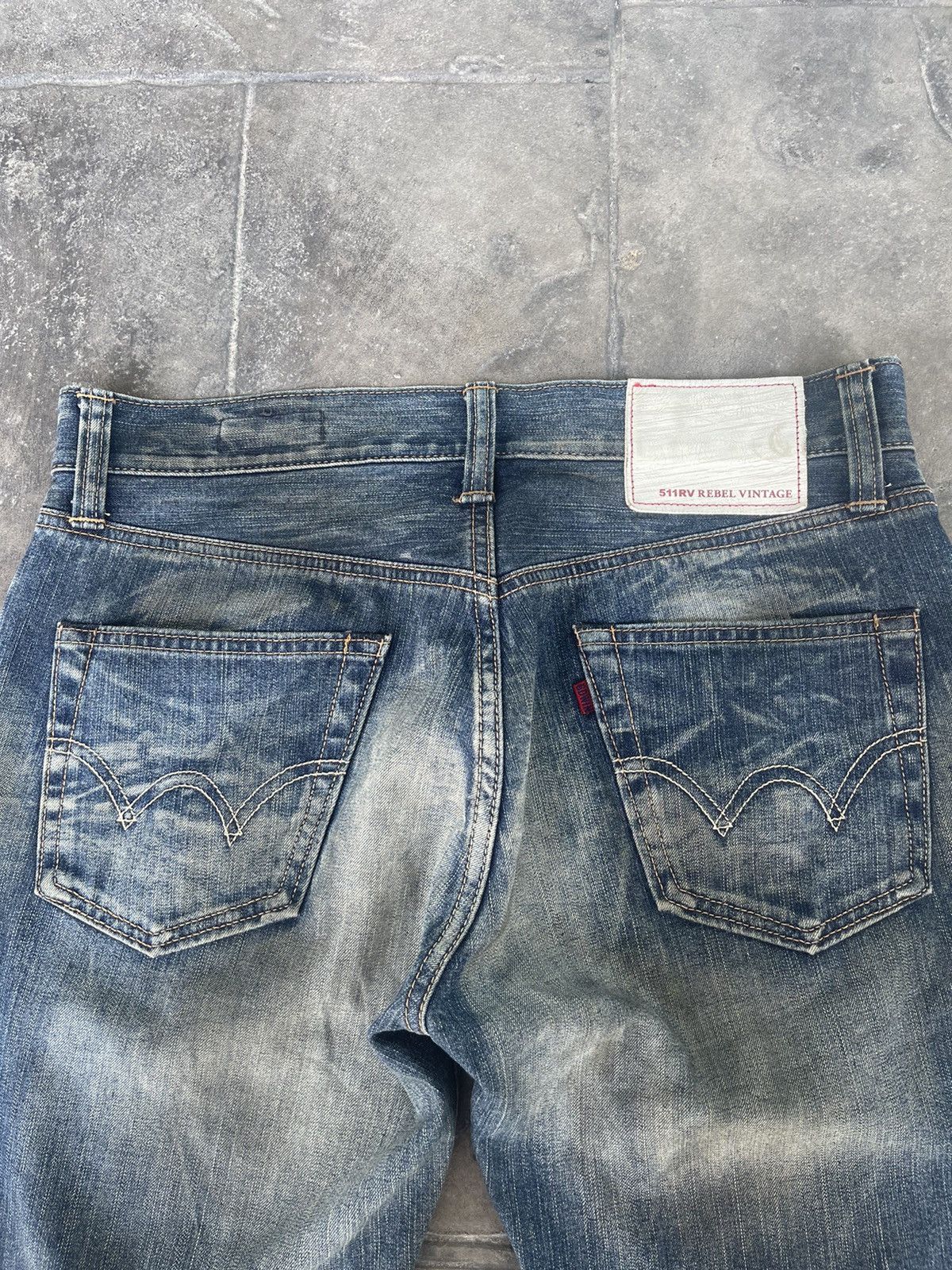 Edwin JAPAN MADE Edwin 511RV Rebel Vintage Wind Stopper Jeans Size US 30 / EU 46 - 3 Thumbnail