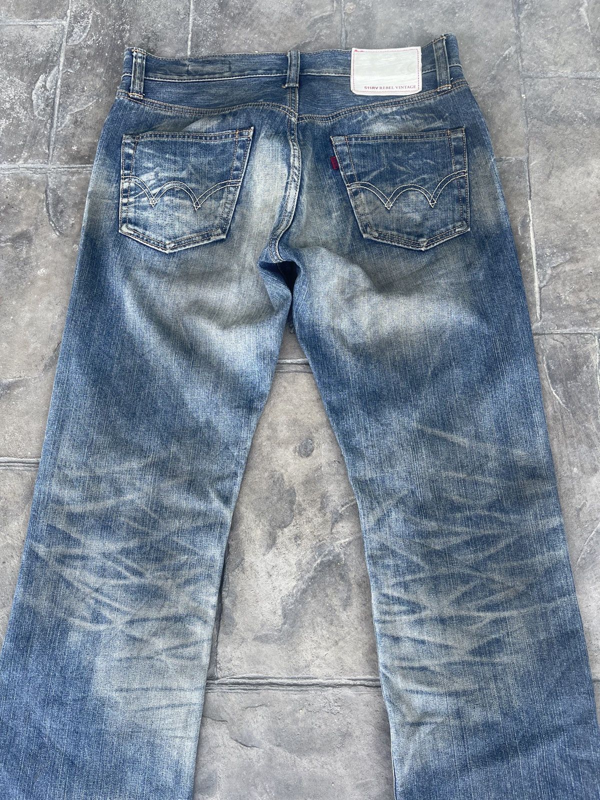 Edwin JAPAN MADE Edwin 511RV Rebel Vintage Wind Stopper Jeans Size US 30 / EU 46 - 2 Thumbnail