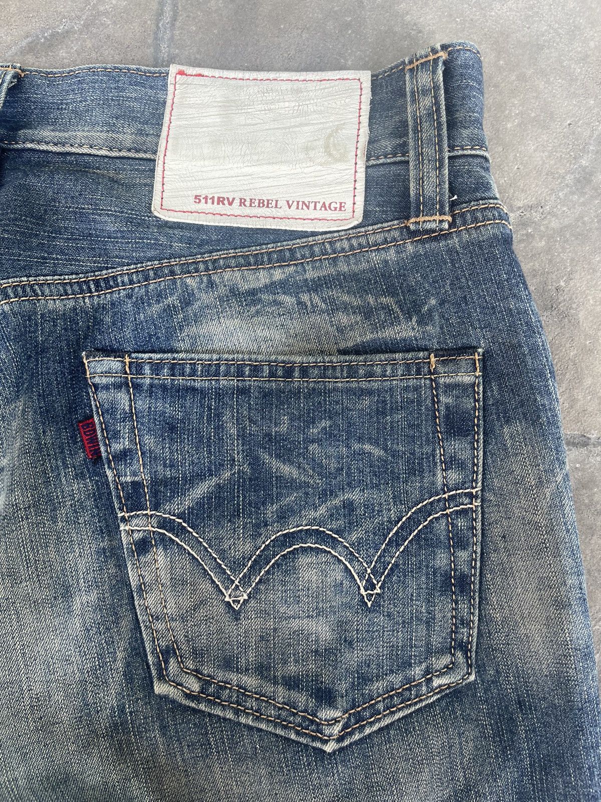 Edwin JAPAN MADE Edwin 511RV Rebel Vintage Wind Stopper Jeans Size US 30 / EU 46 - 4 Thumbnail