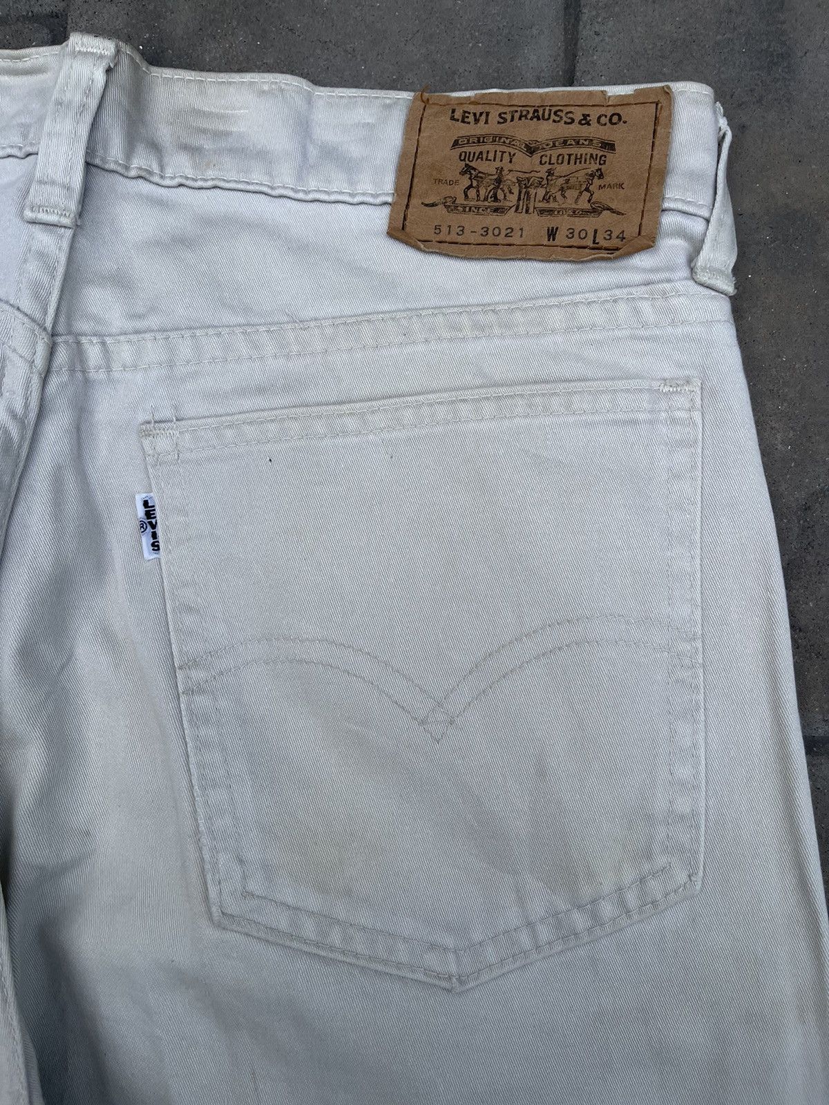 Levi's Vintage Clothing JAPAN MADE 90s Levis Strauss Co Big E Size US 30 / EU 46 - 3 Thumbnail