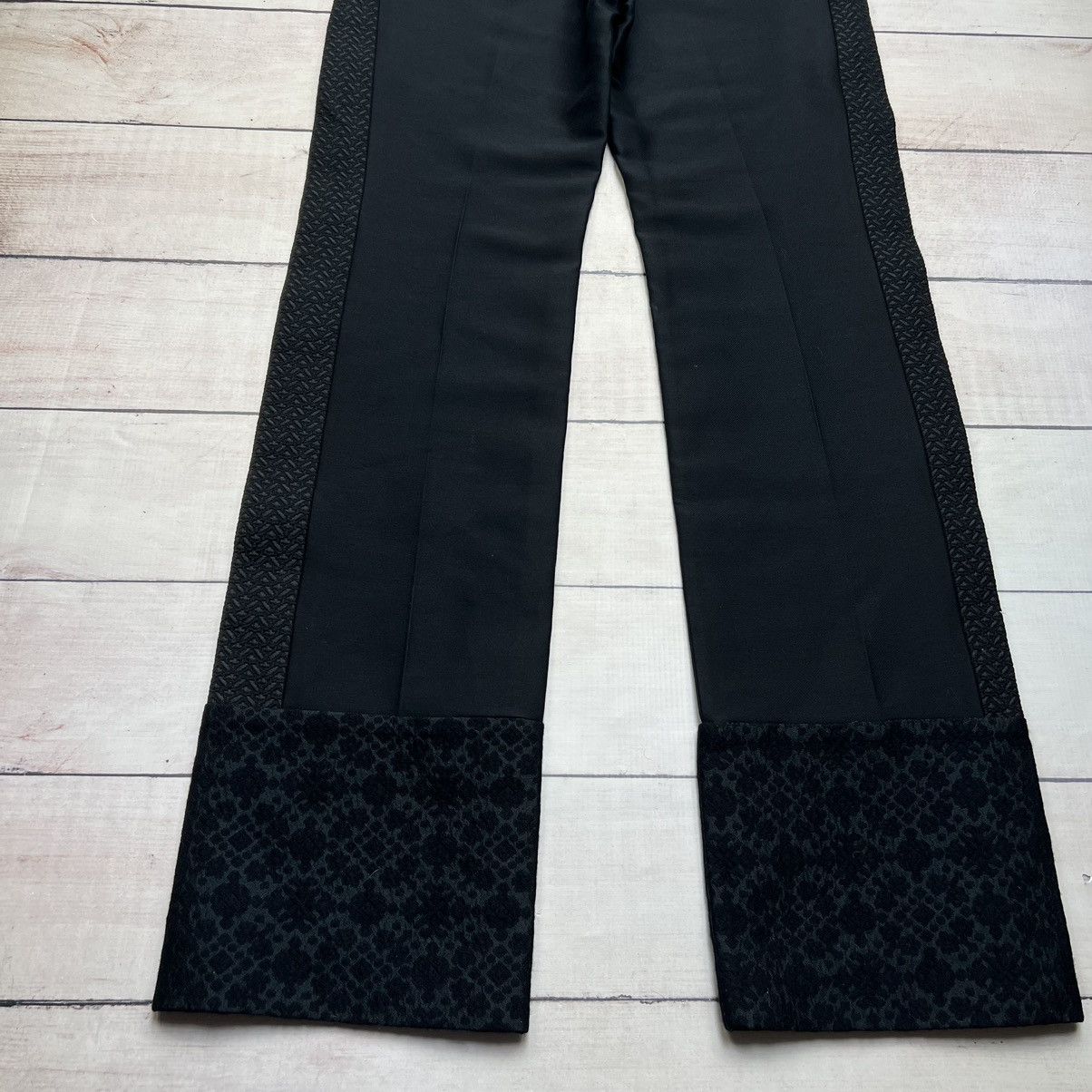 Celine Celine Formal Mens Trousers Pants Black Print Size 44R - 10 Thumbnail